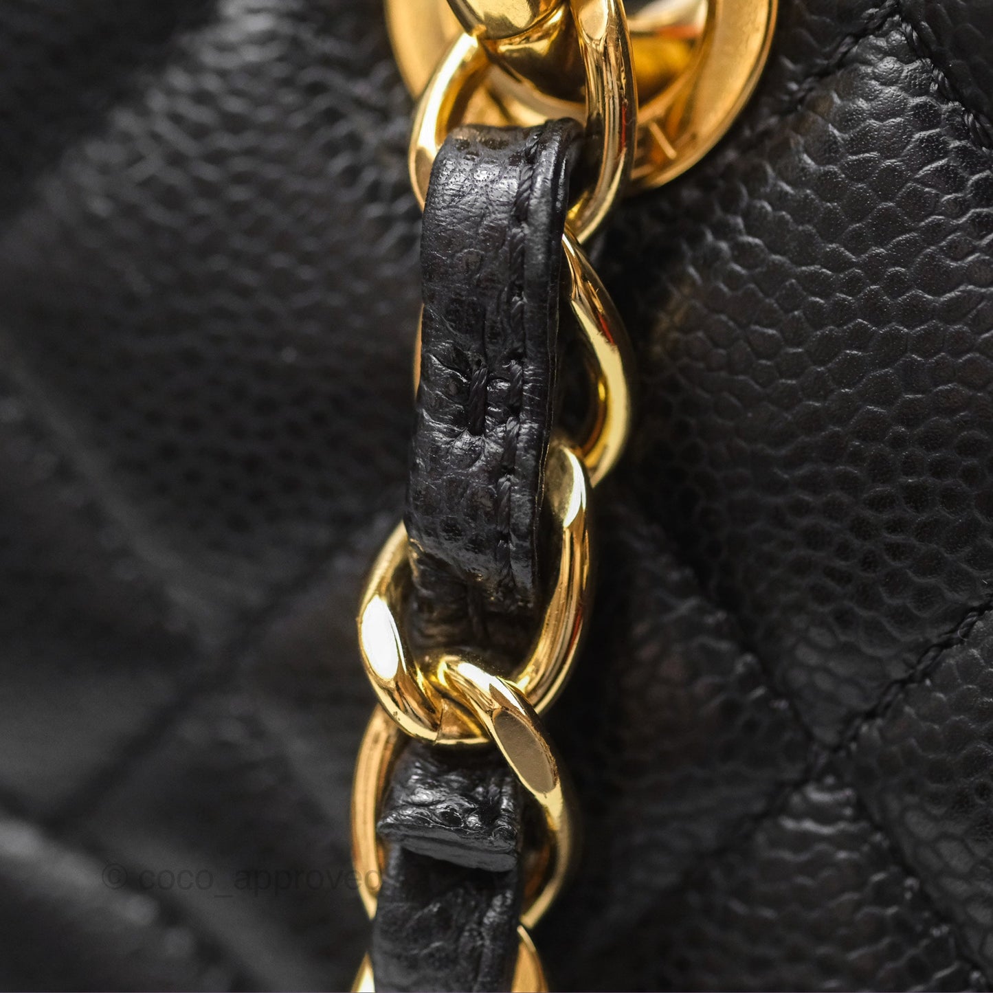 Chanel GST Black Caviar Gold Hardware