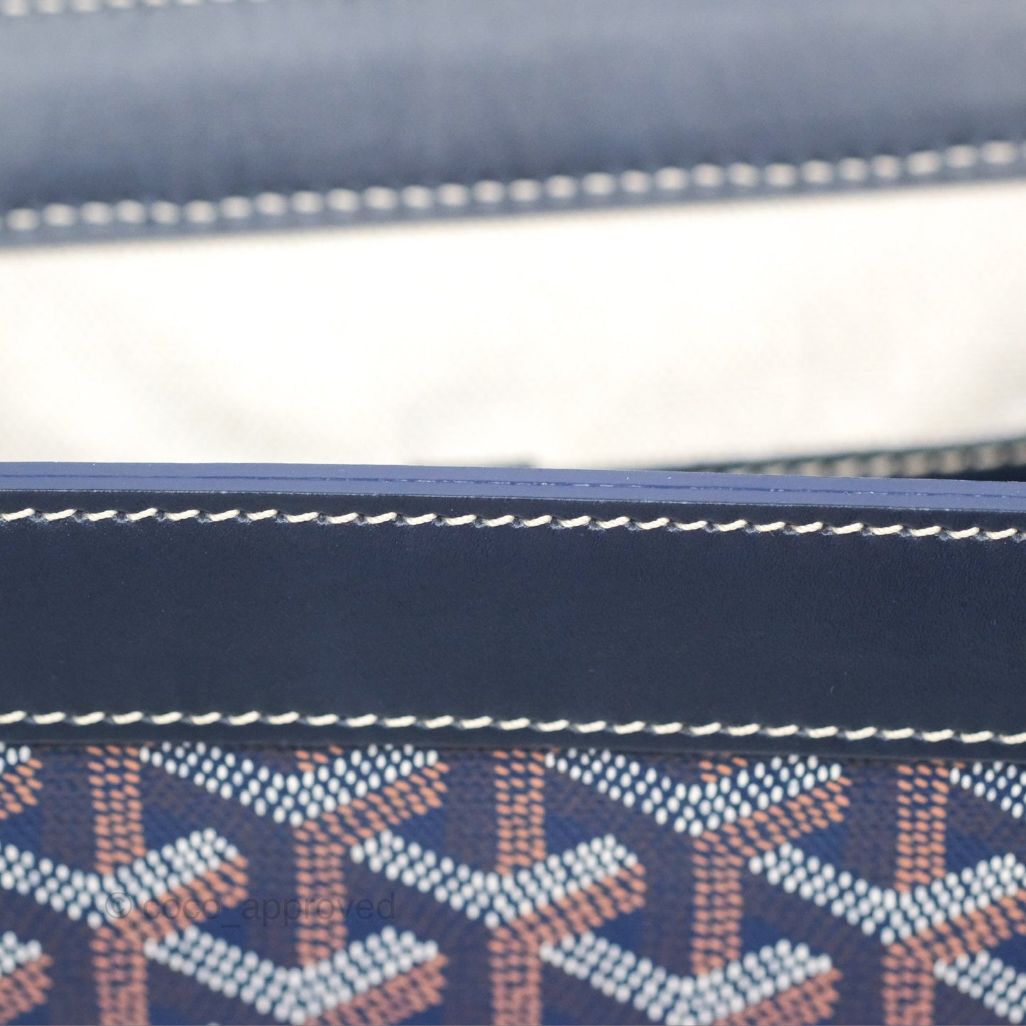 Goyard Goyardine Bellechasse PM Navy