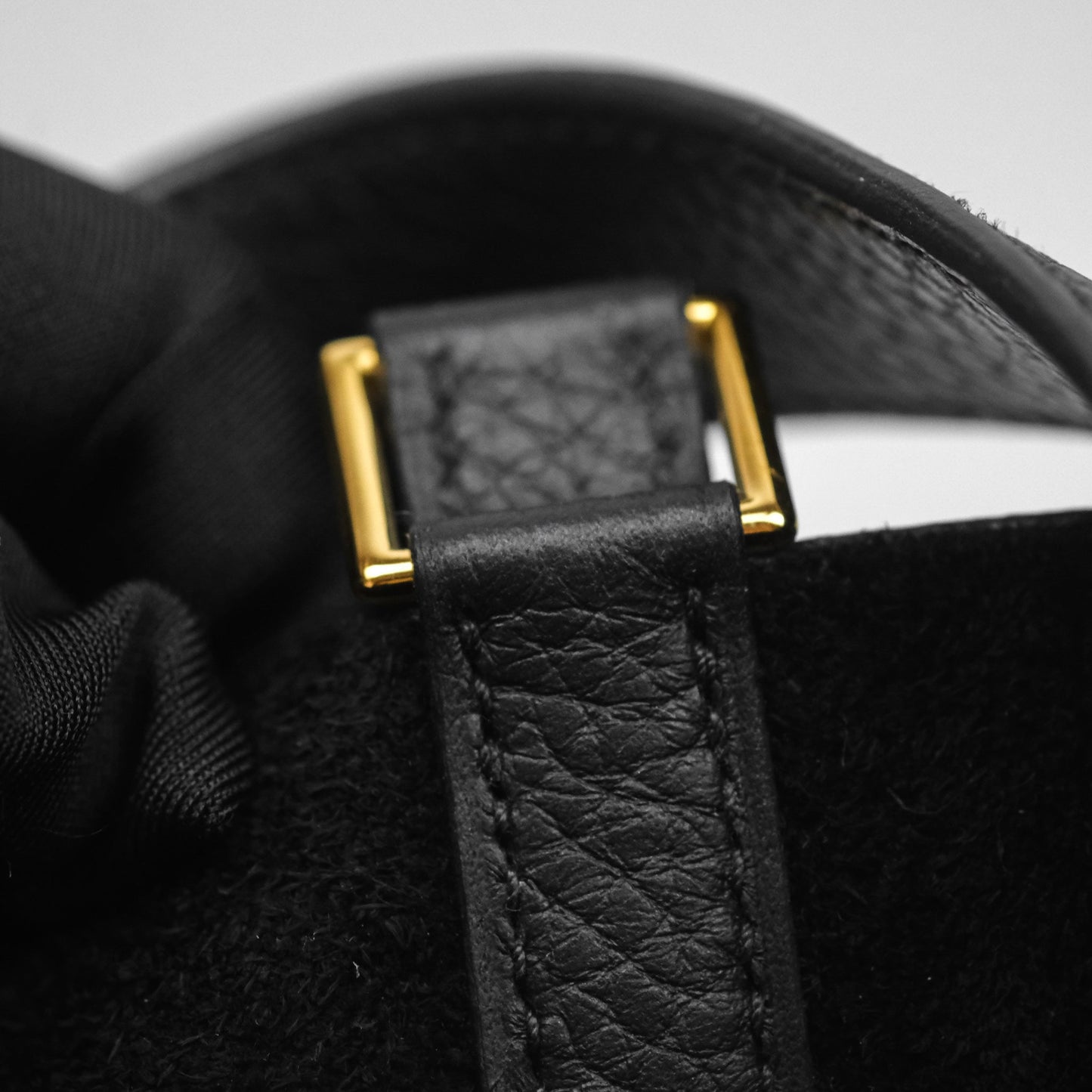 Hermès Picotin 18 Black Noir 89 Clemence Gold Hardware