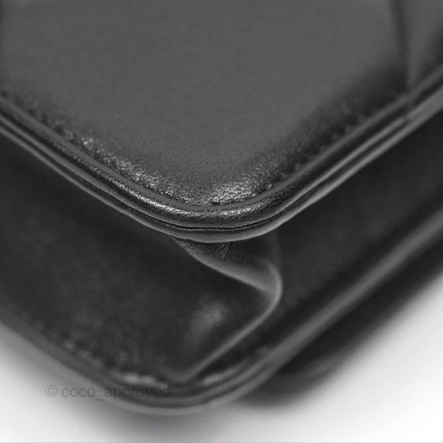 Chanel 19 Wallet on Chain WOC Black Mixed Hardware