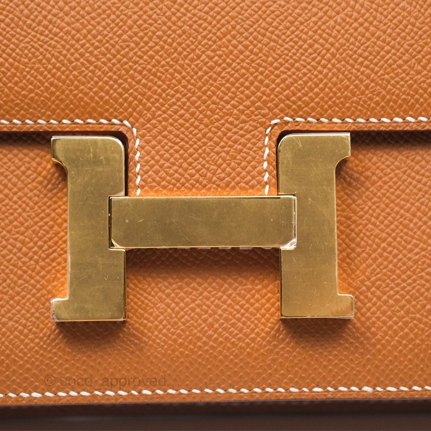 Hermès Constance Elan Gold Epsom Gold Hardware