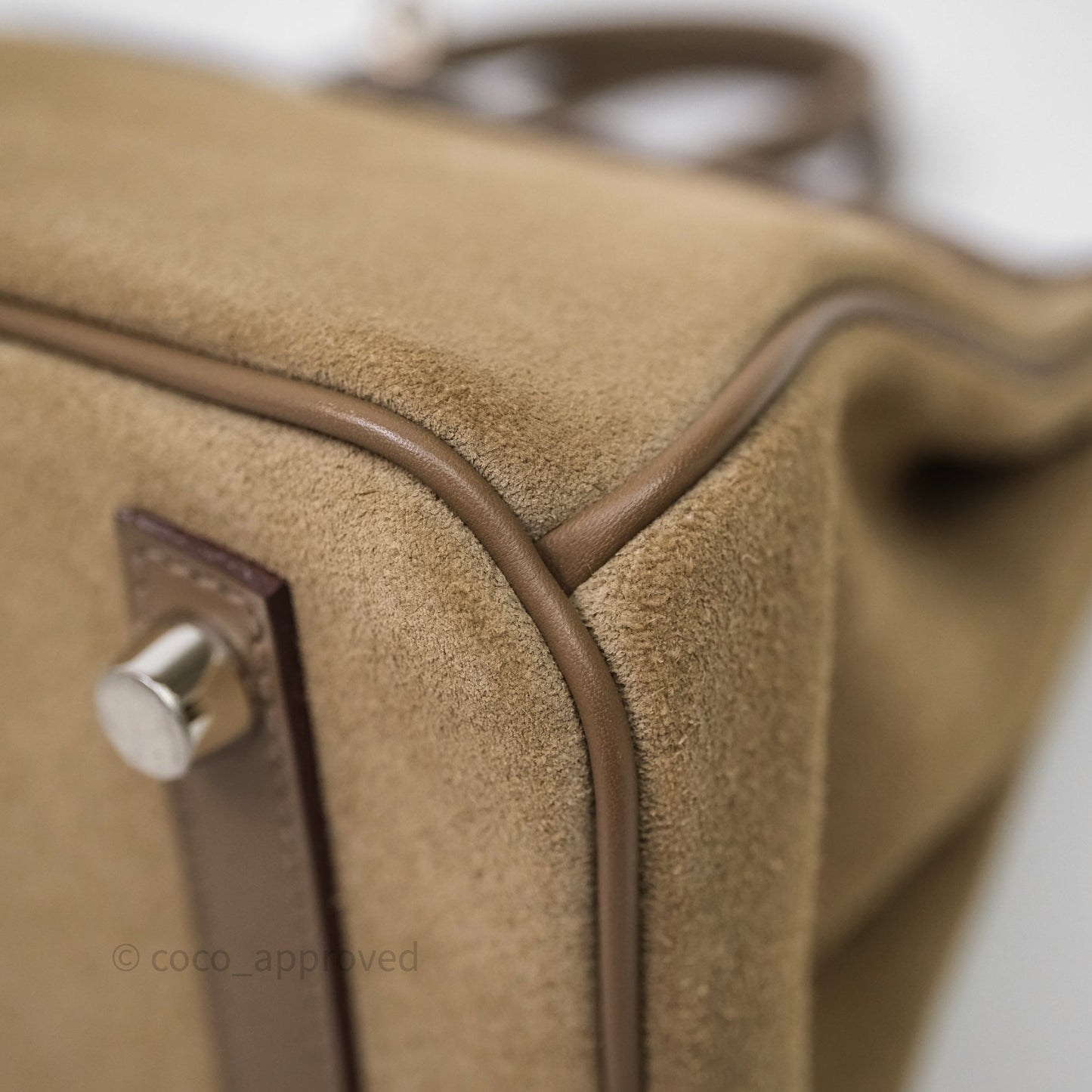 Hermès Birkin 25  Étoupe 18 Grizzly Palladium Hardware