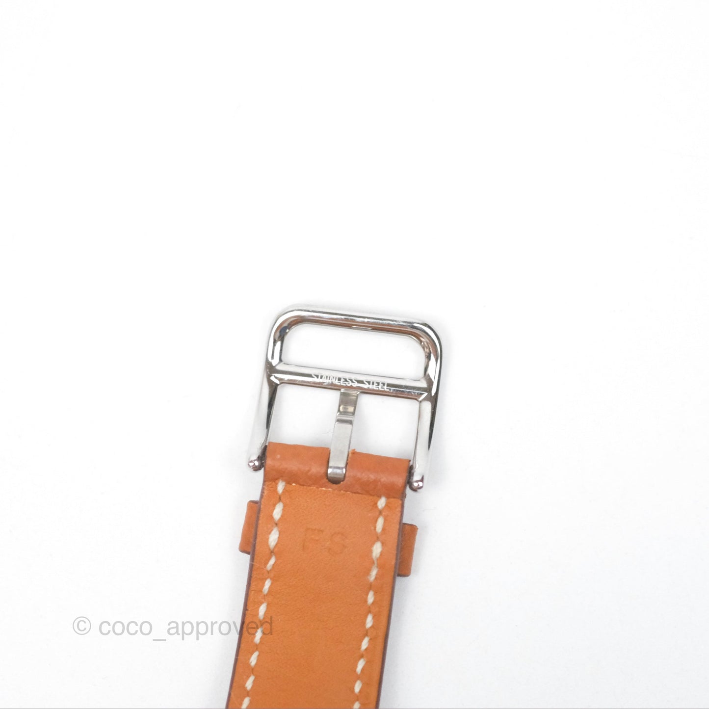 Hermès Heure H Watch Gold Epsom Palladium Hardware