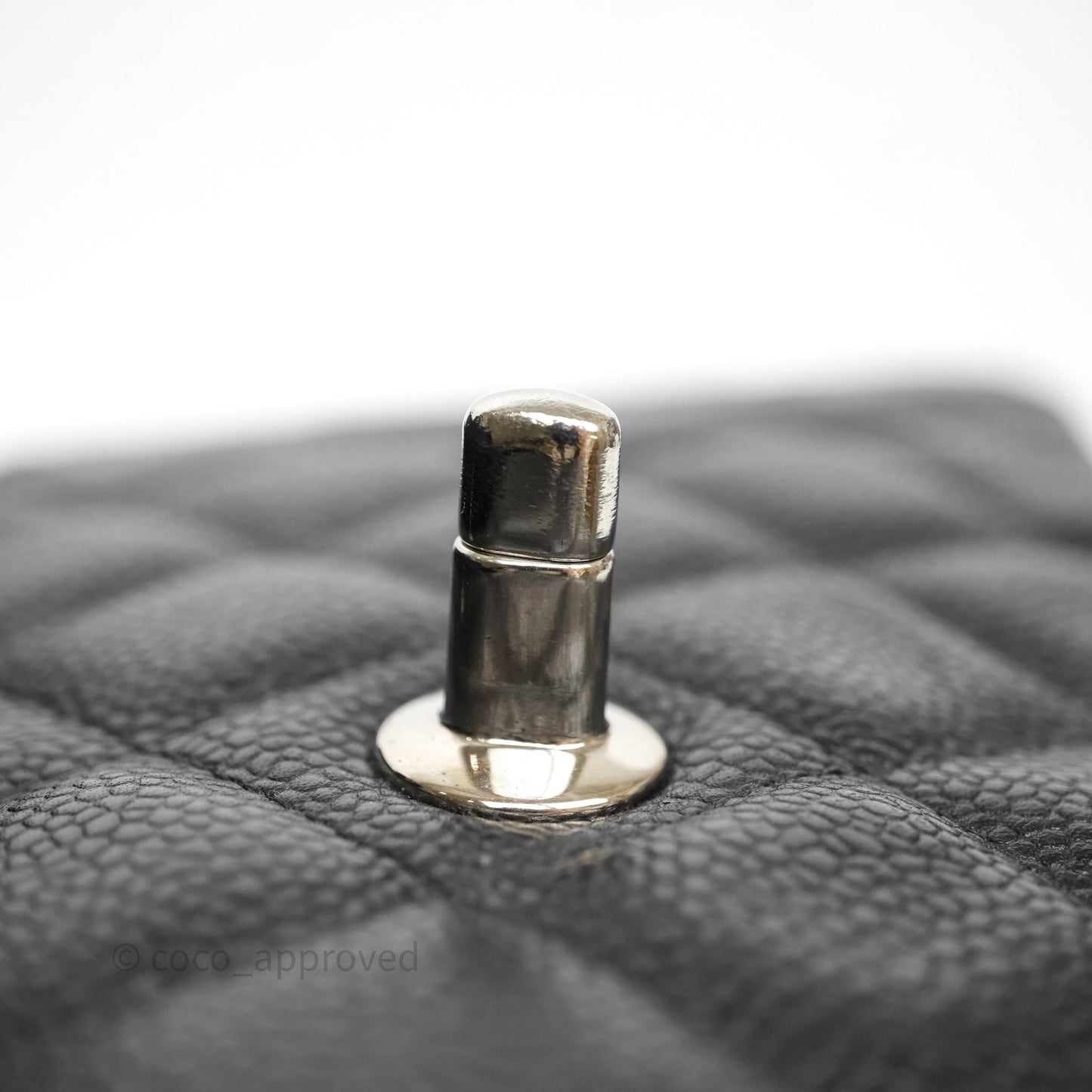 Chanel Jumbo Double Flap Black Caviar Silver Hardware⁣⁣
