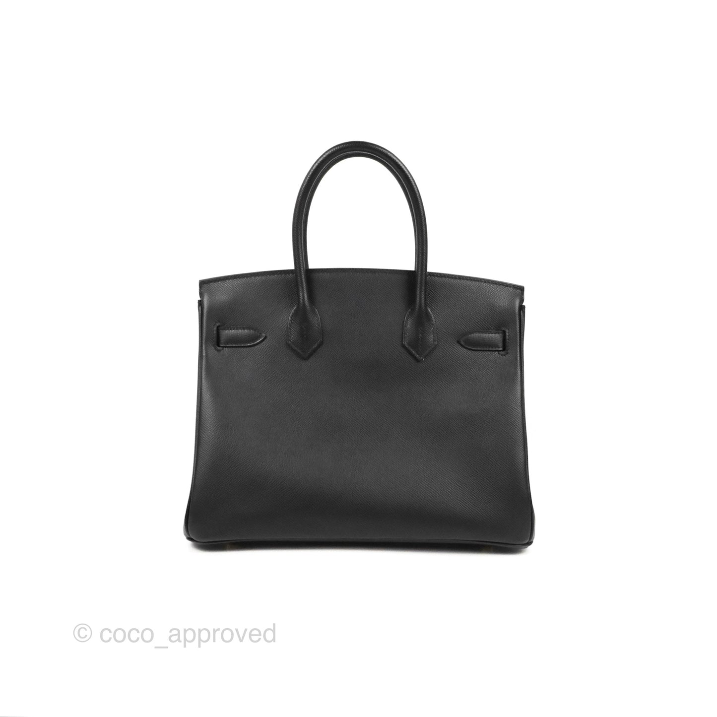 Hermès Birkin 30 Black Epsom Gold Hardware