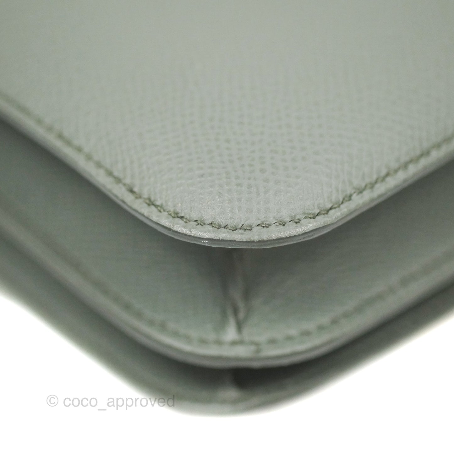 Hermès Constance Mini 18cm Vert Amande Epsom Gold Hardware
