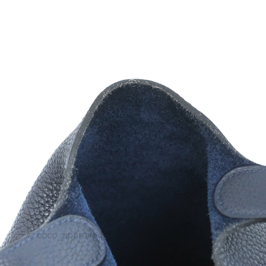 Hermès Picotin 22 Bleu Nuit 2Z Clemence Palladium Hardware