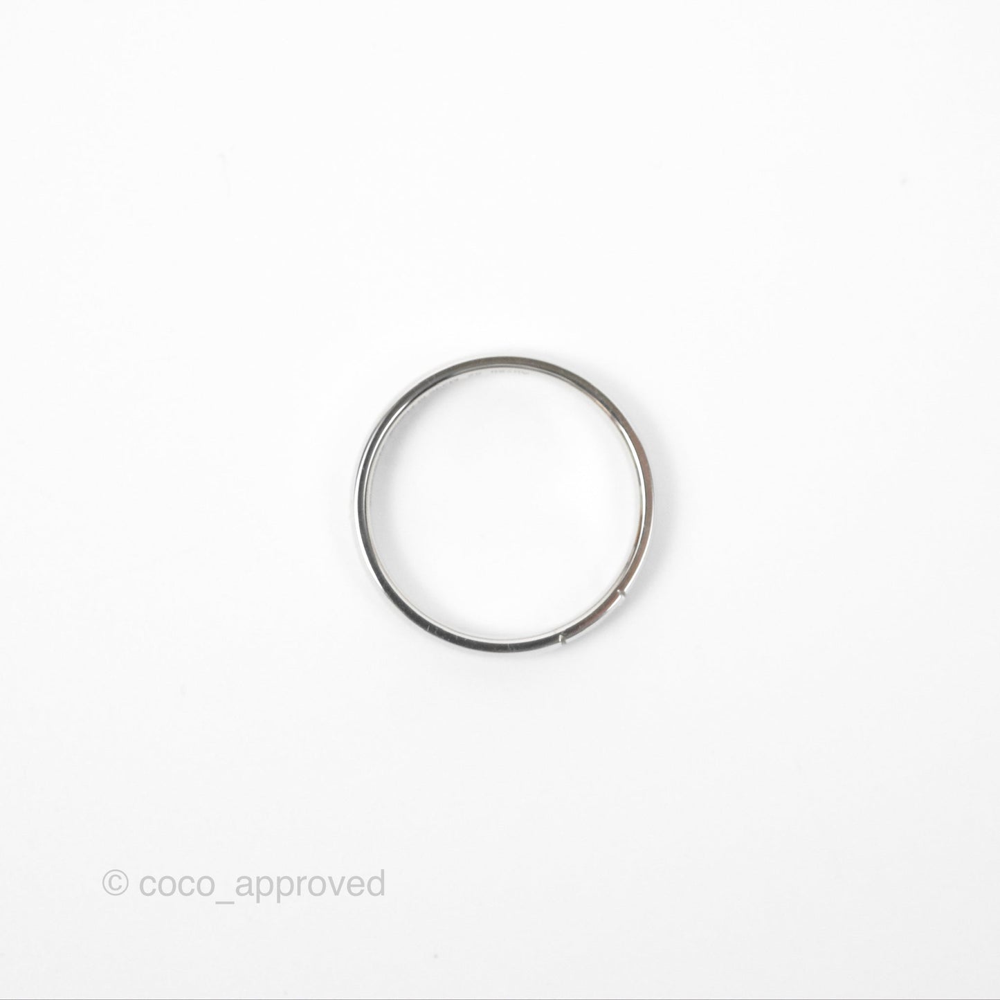 Hermès Ever Herakles Wedding Band Platinum Size 52