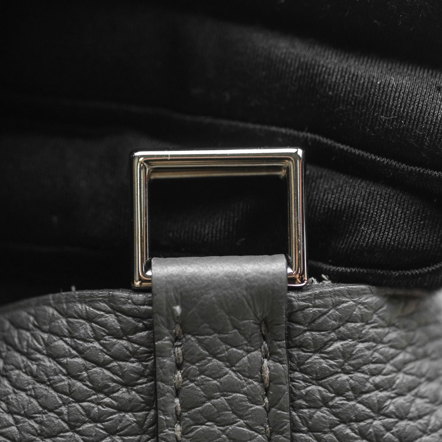 Hermès Picotin 18 Etain 8F Clemence Palladium Hardware