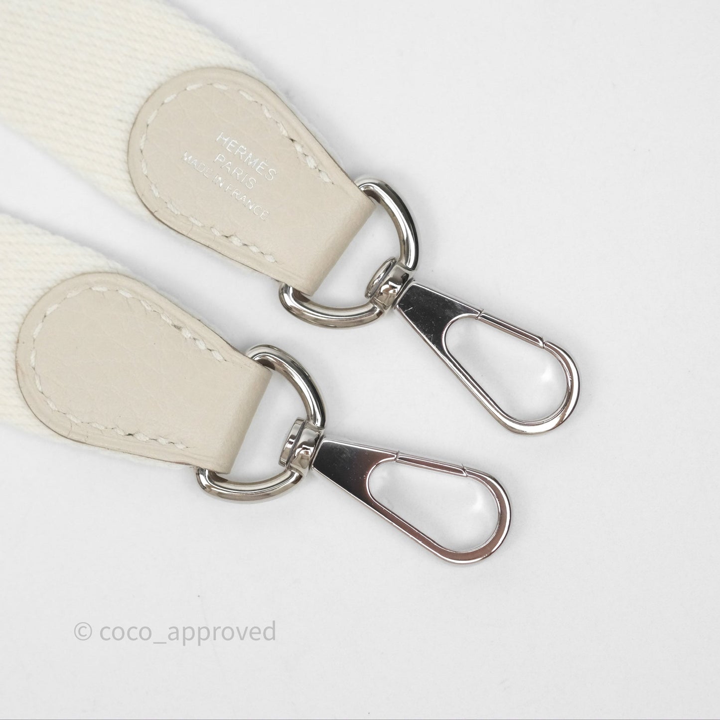 Hermès Mini Evelyne Craie 10 Clemence Palladium Hardware