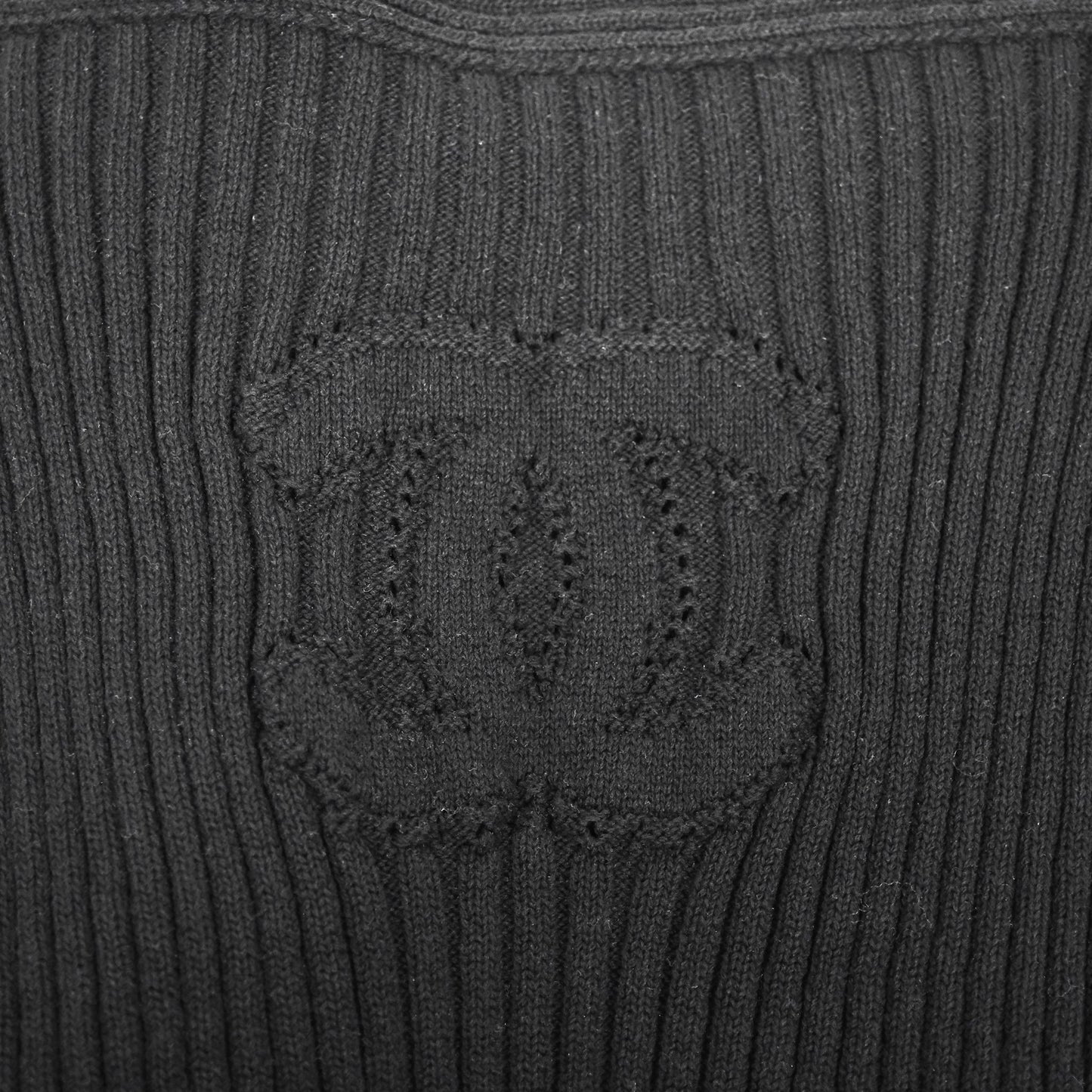 Chanel Knit Dress Black Size 34