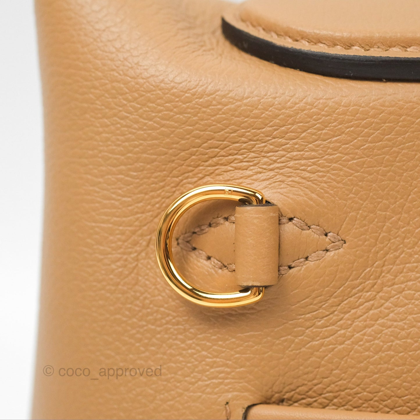 Hermès 24/24 21 Mini Chai 0M Fauve 34 Evercolor Gold Hardware