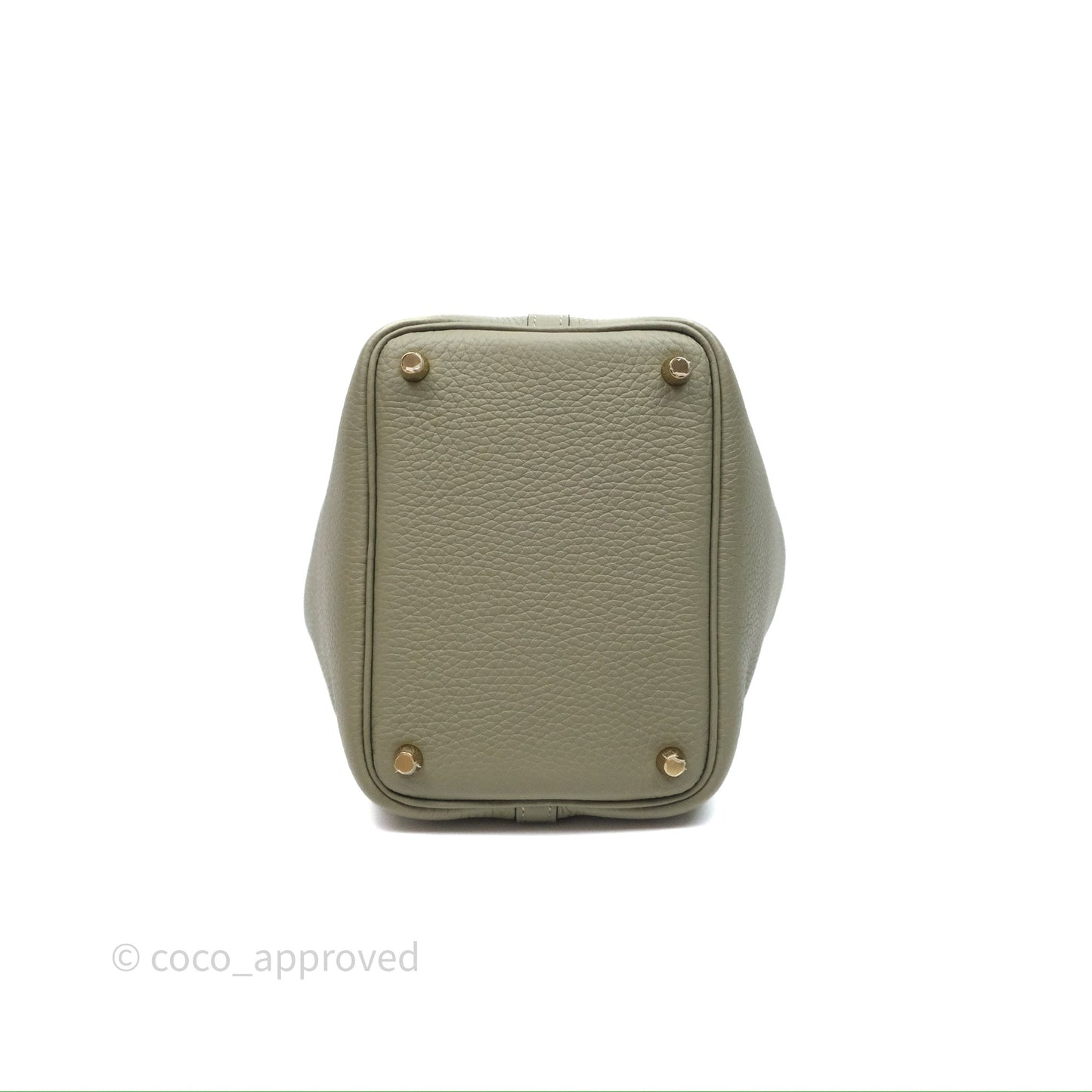 Hermès Picotin 18 Lock Sauge Q1 Clemence Gold Hardware