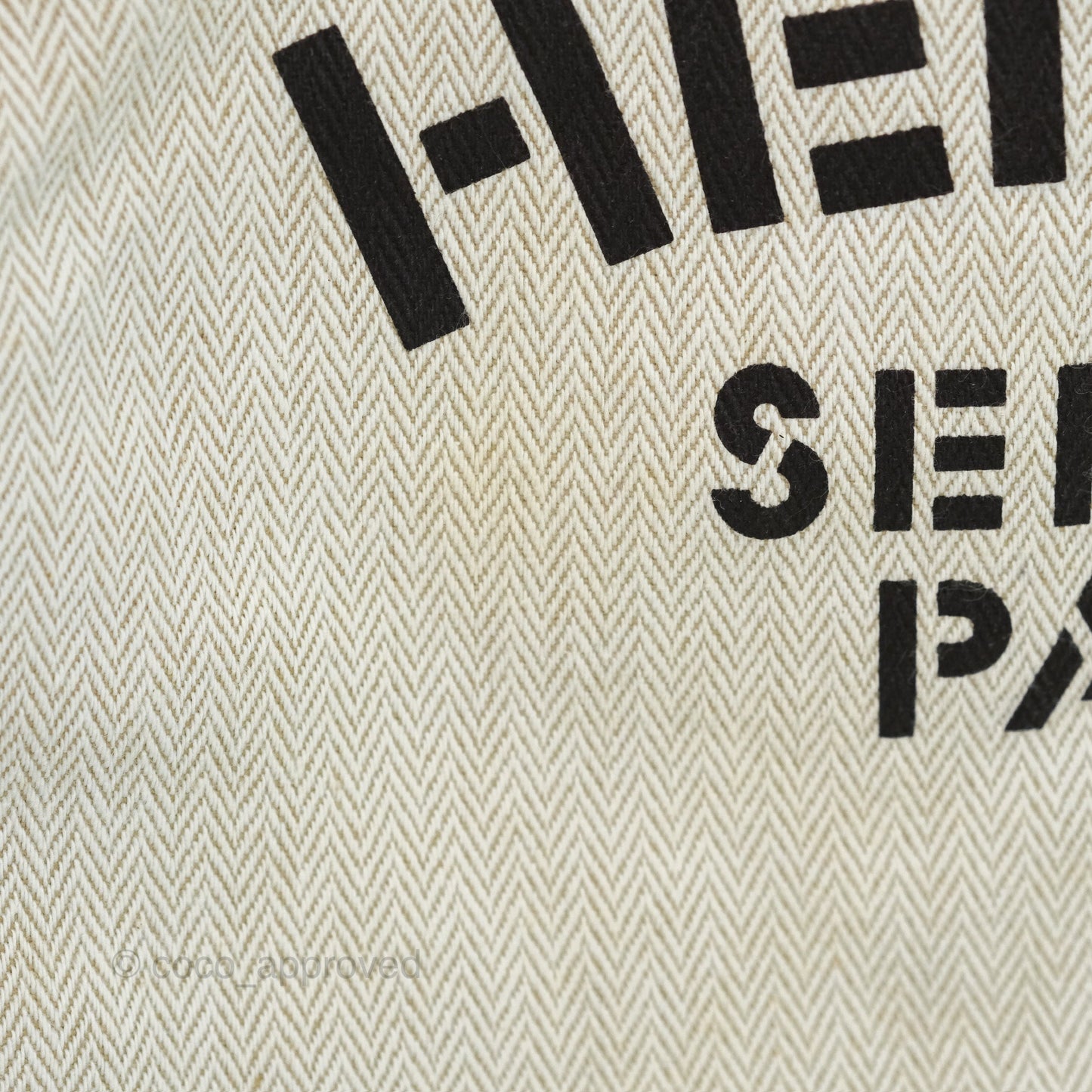 Hermès Aline Canvas Tote Bag
