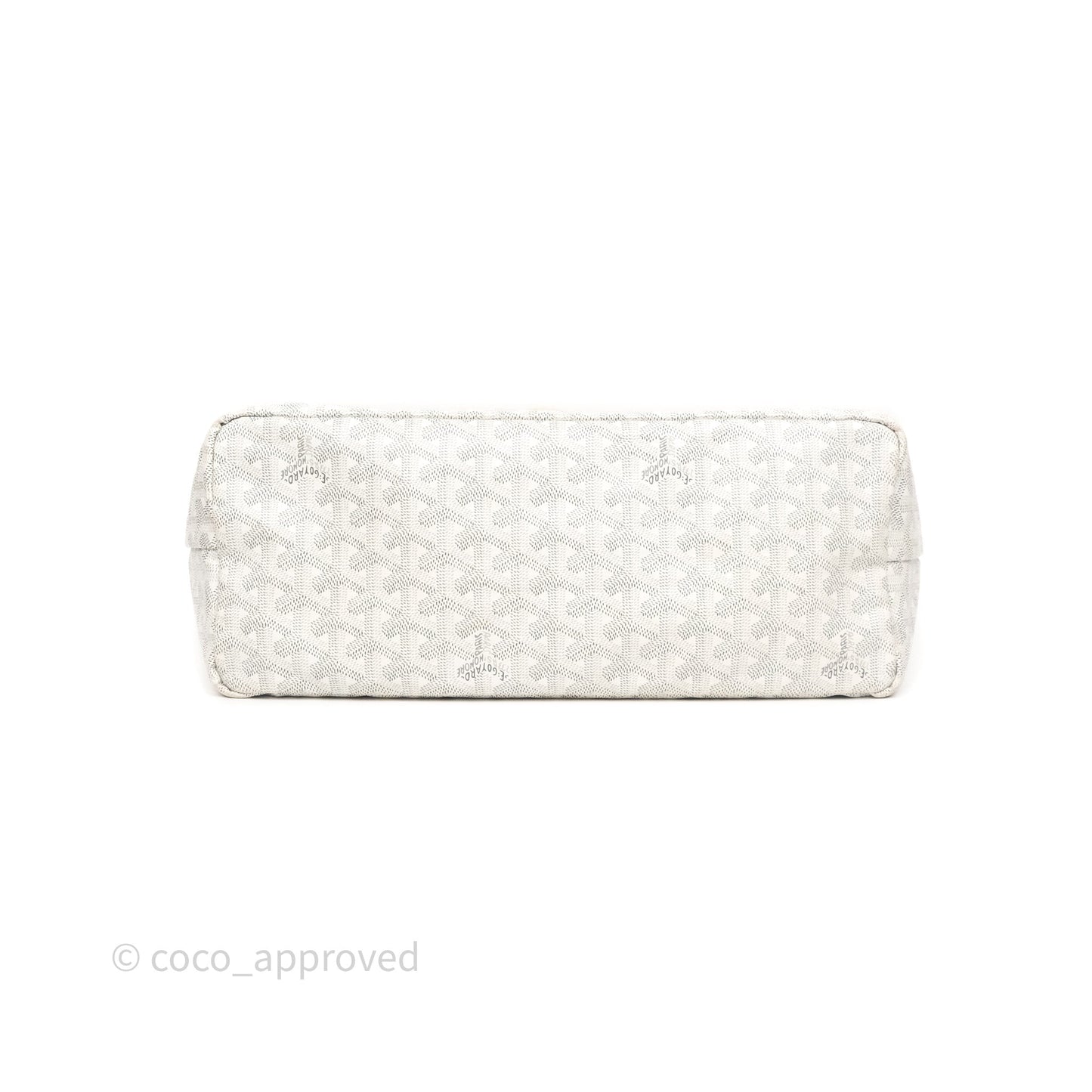 Goyard St Louis Tote PM White