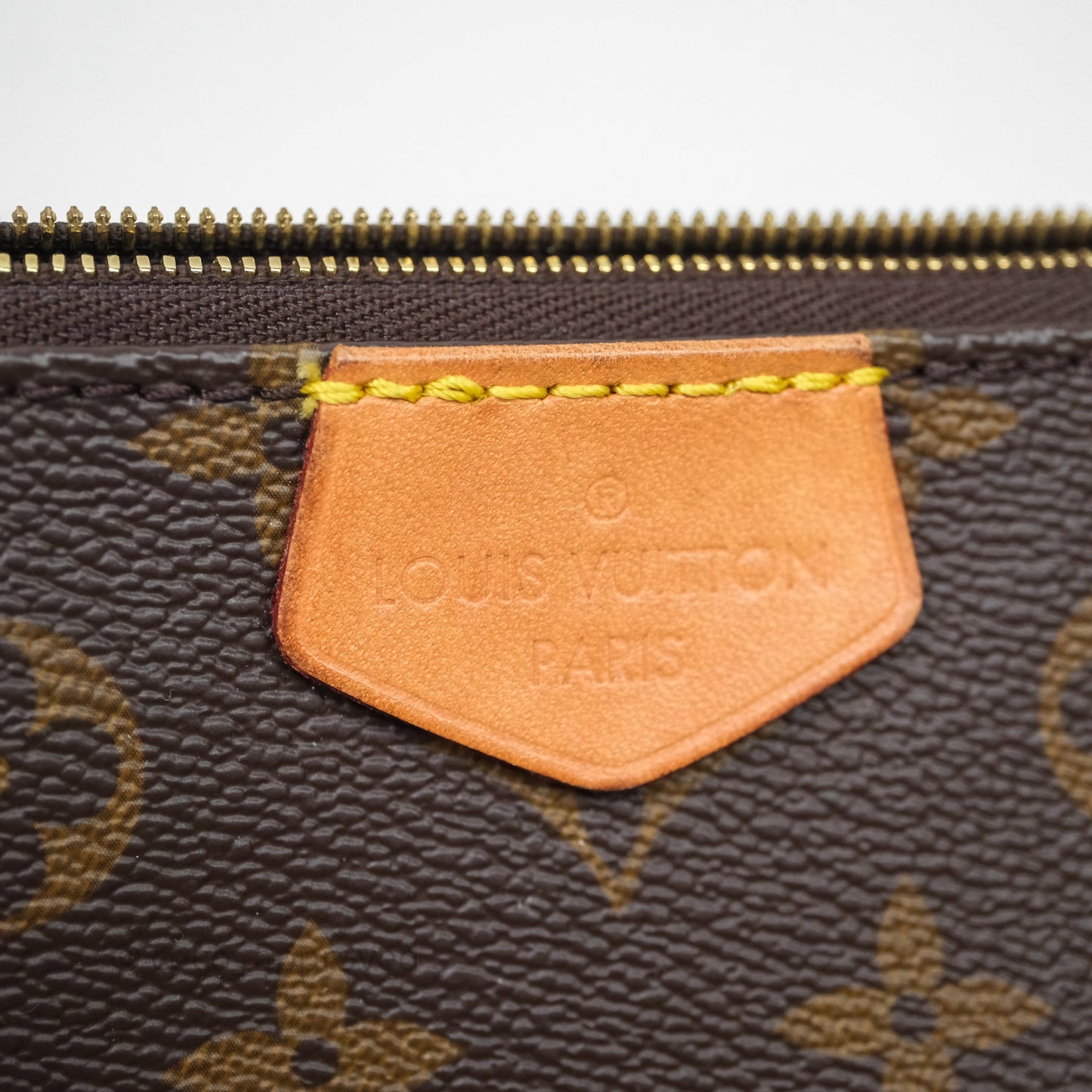 Louis Vuitton Multi Pochette Accessories Khaki Monogram Canvas