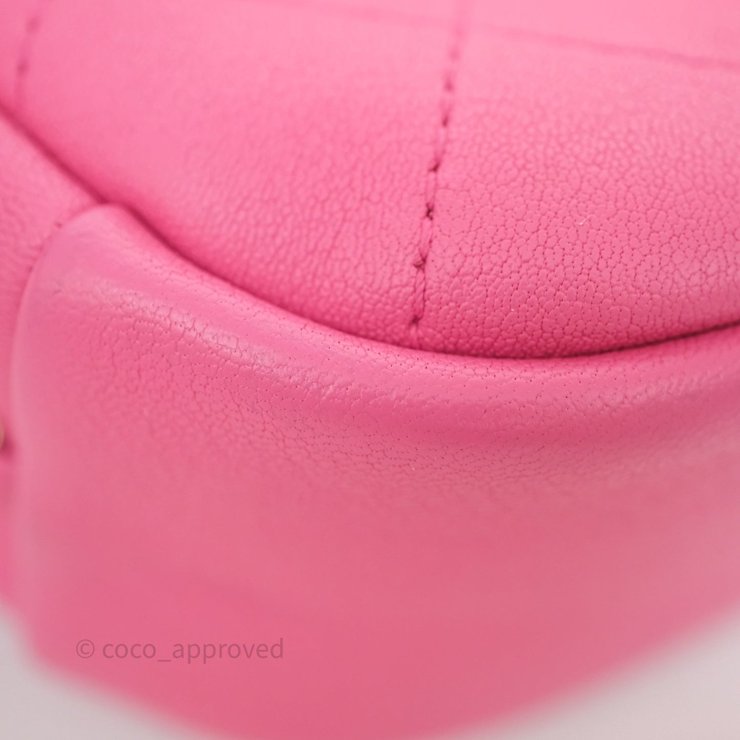 Chanel Camera Bag Pink Calfskin Aged Gold Hardware