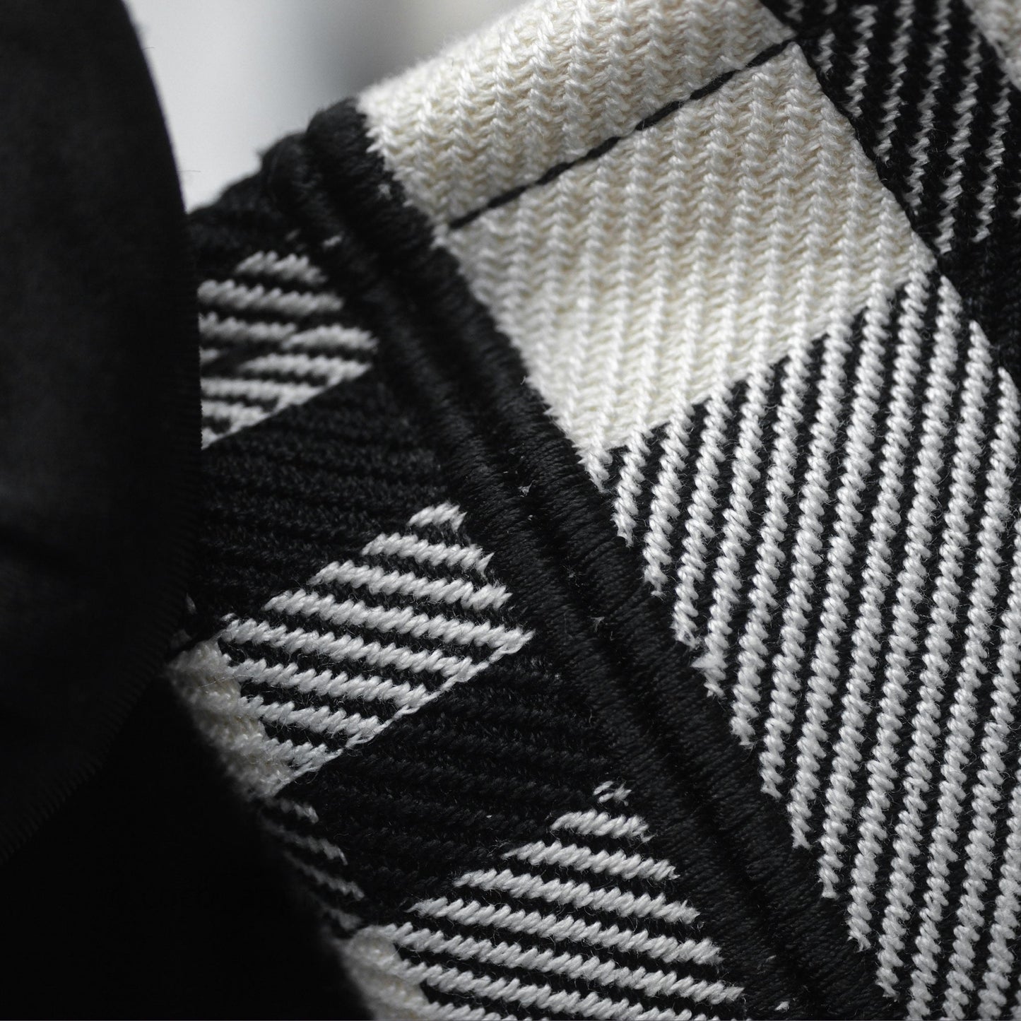 Christian Dior Large Check'n'Dior Book Tote Black/ White Canvas