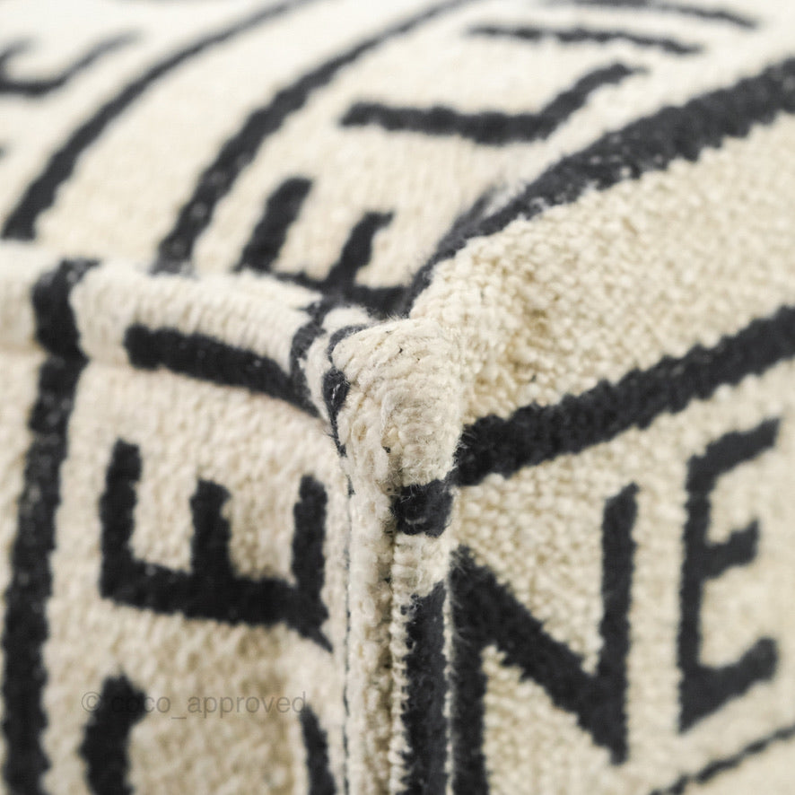 Celine Large Cabas Thais Textile with Celine All-Over