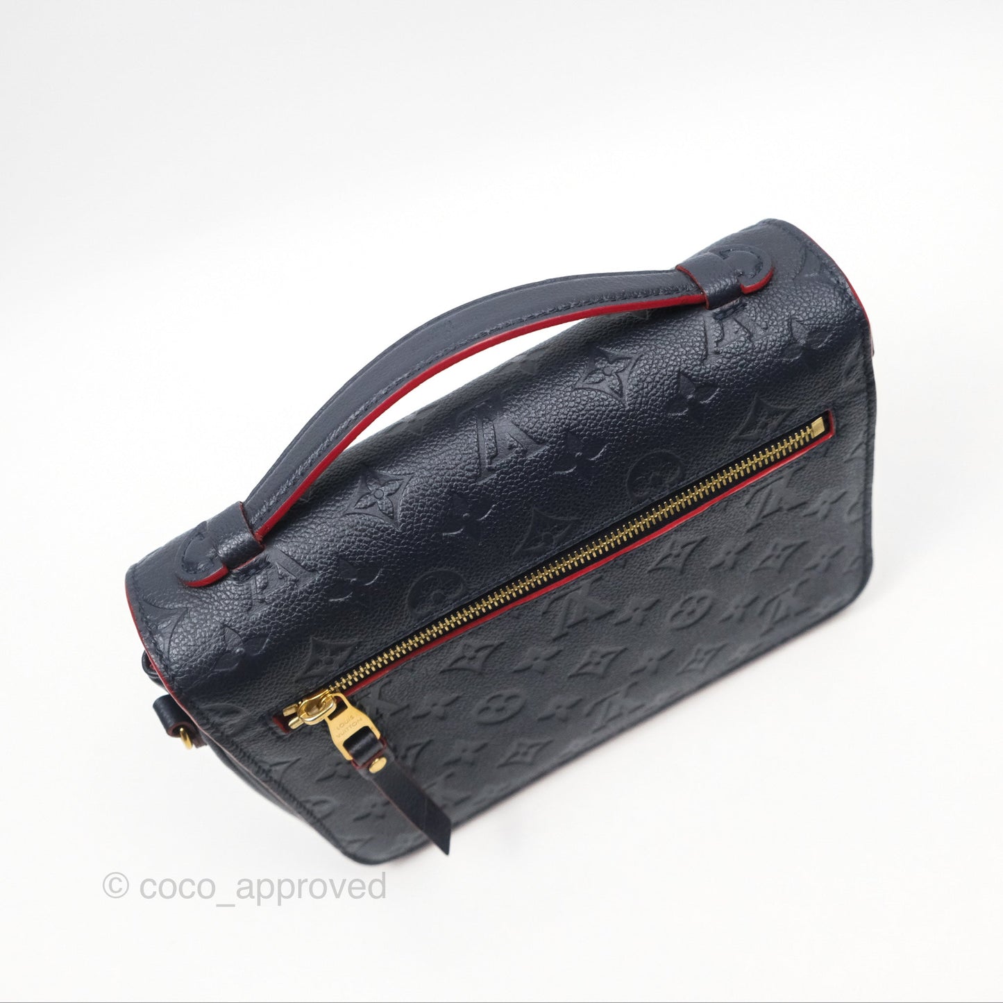 Louis Vuitton Empreinte Pochette Metis Marine Rouge