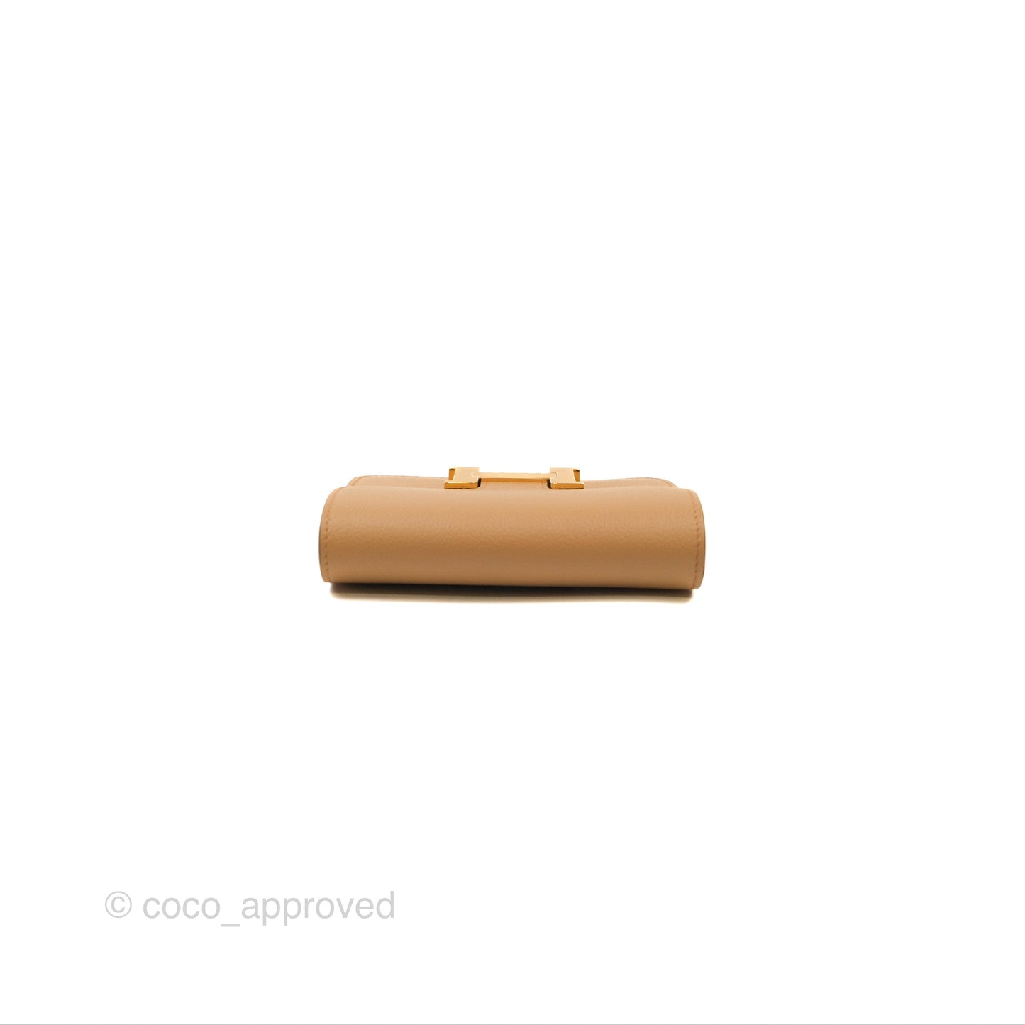 Hermès Constance Slim Wallet Chai/Lime Evercolor Gold Hardware
