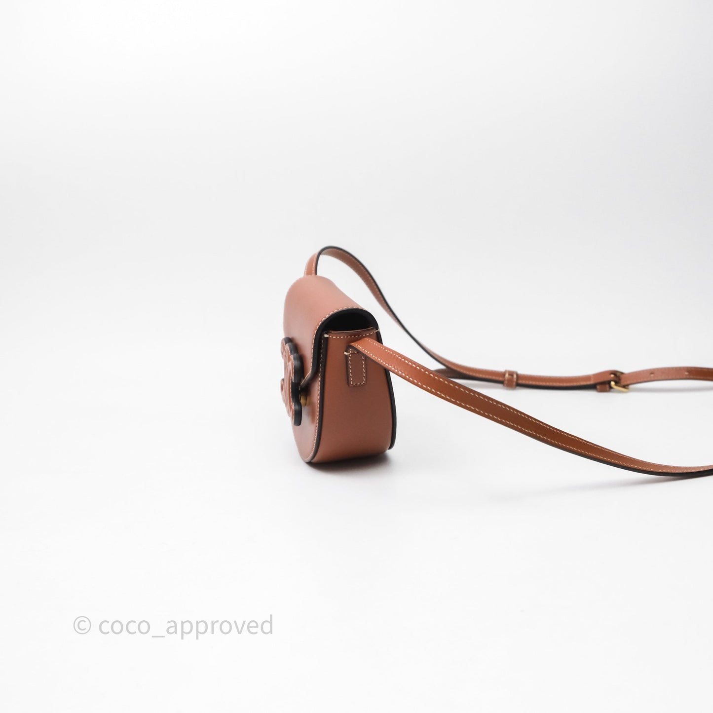 Celine Mini Besace Cuir Triomphe Tan Smooth Calfskin
