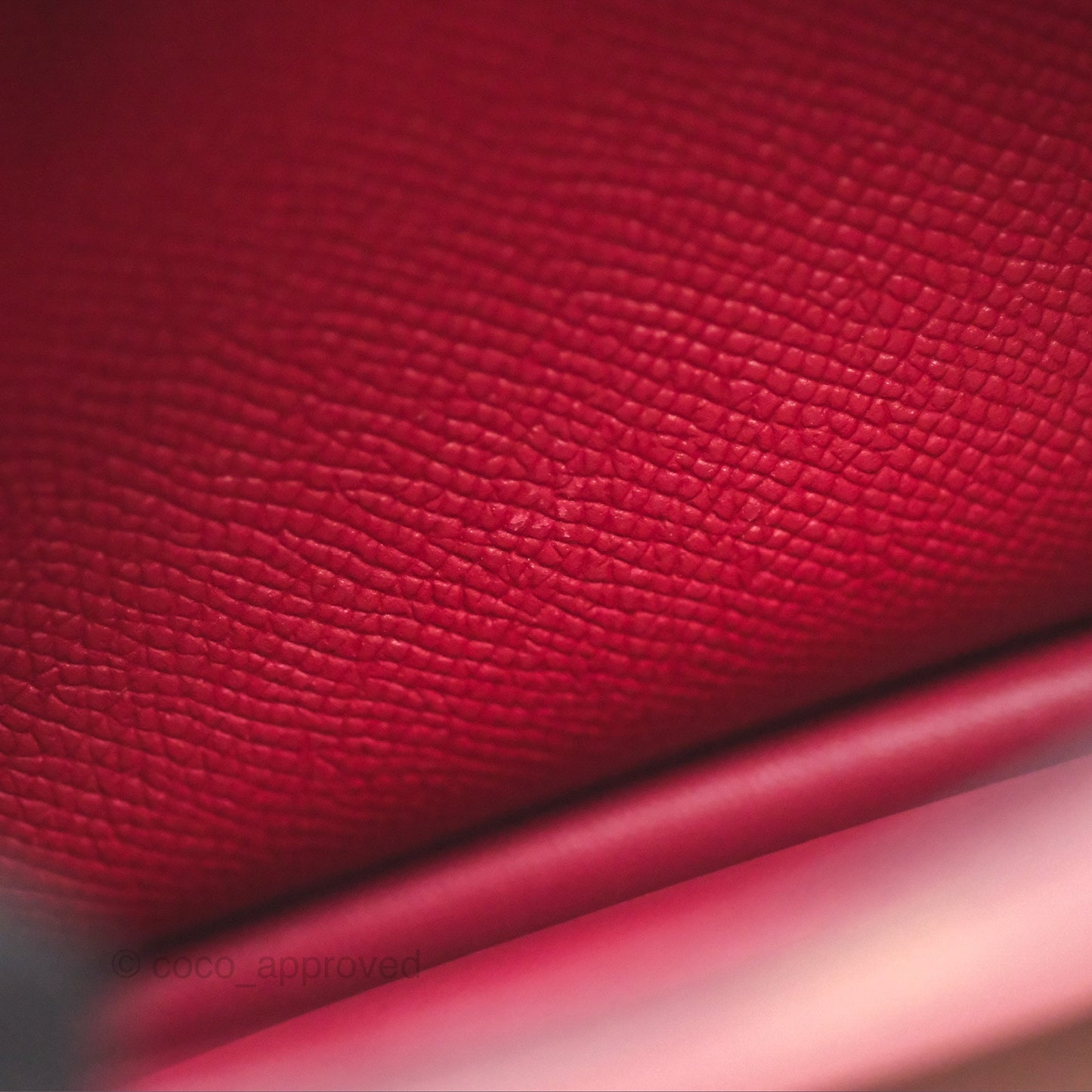 Hermès Constance Mini 18cm Rouge Grenat K1 Epsom Gold Hardware