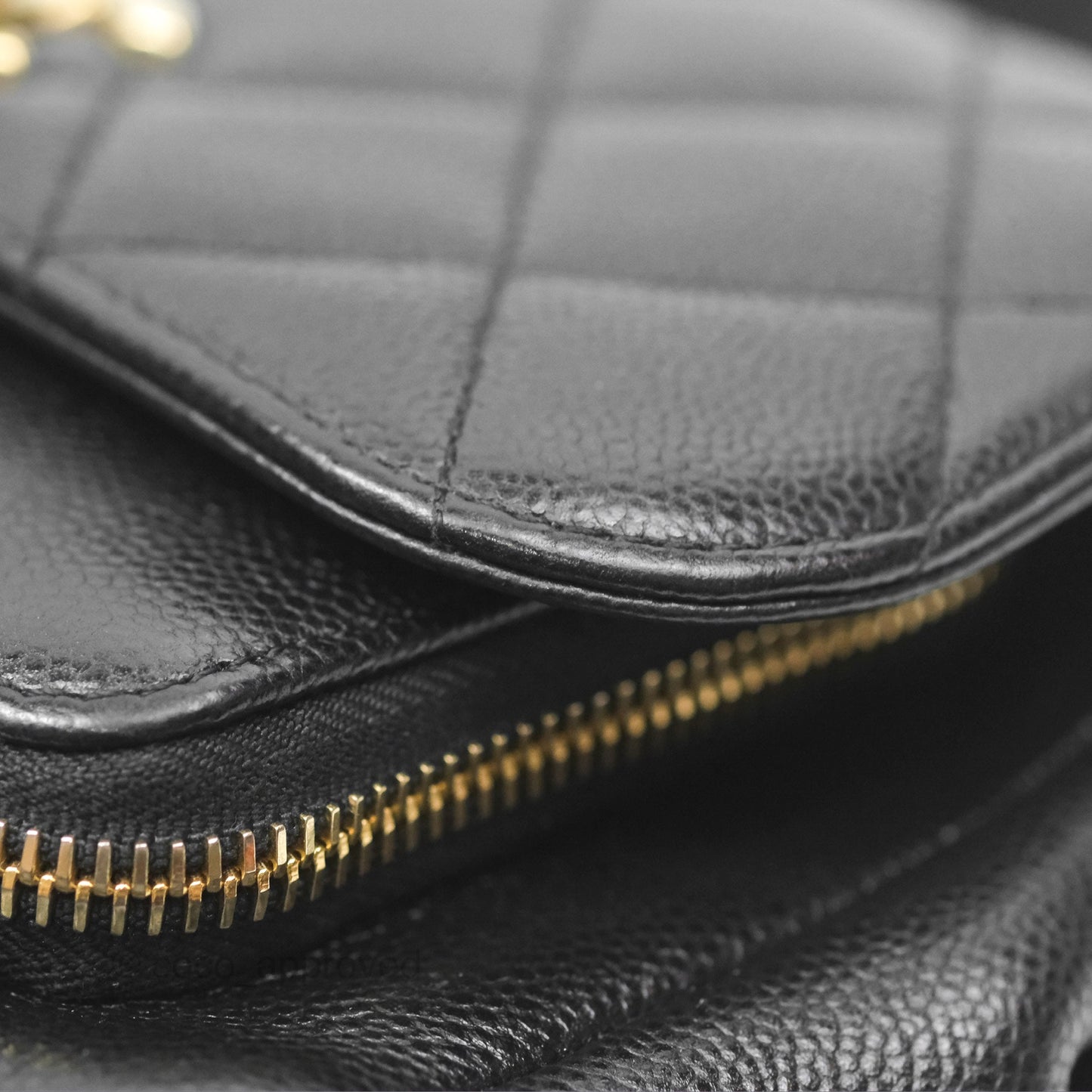 Chanel Quilted Small Business Affinity Flap Black Caviar Gold Hardware