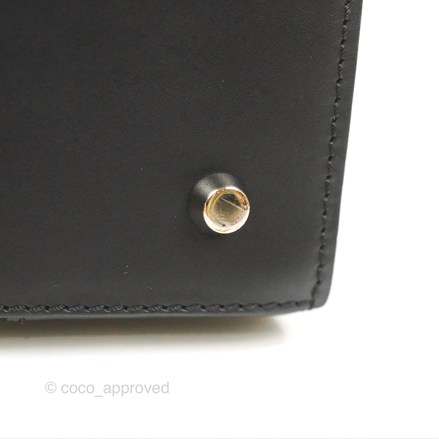 Goyard Saïgon Structuré PM Bag Black Goyardine Canvas