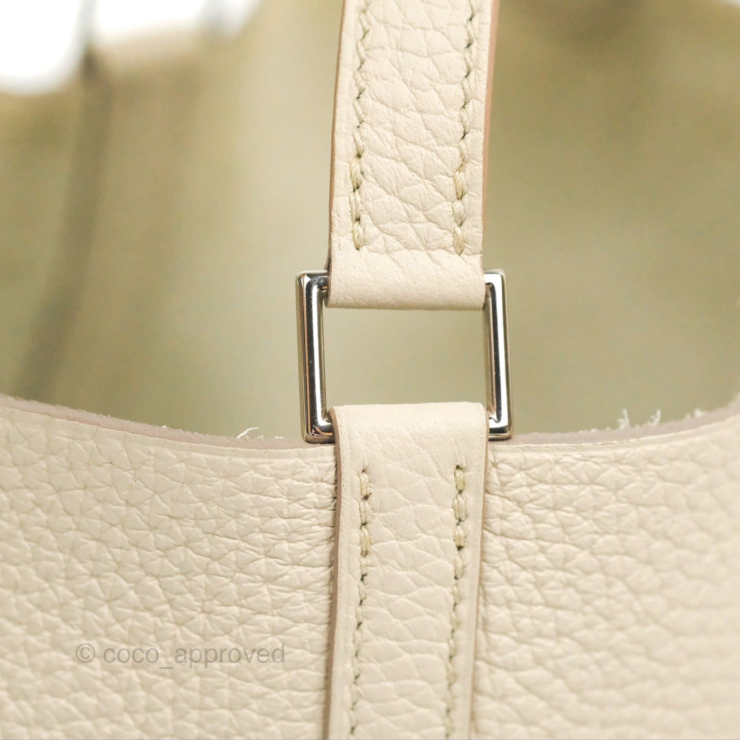 Hermès Picotin 18 Beton Clemence Palladium Hardware