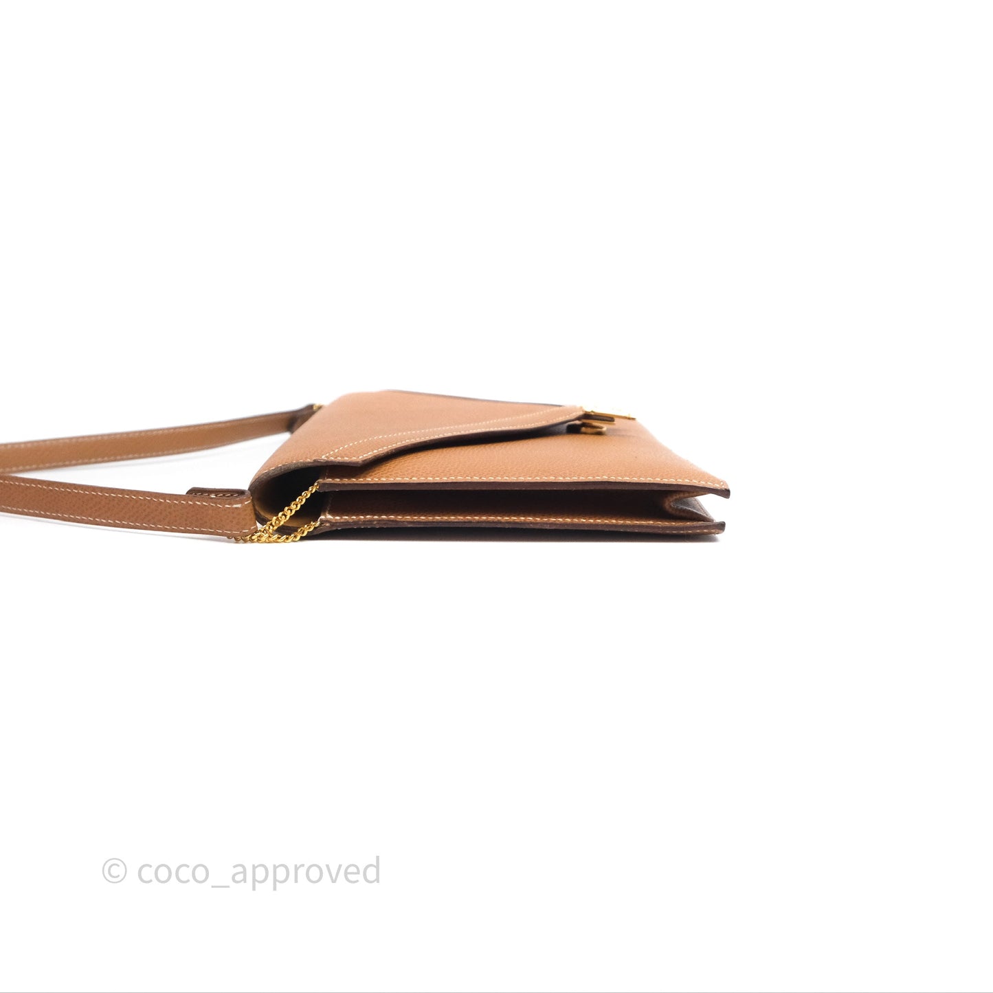 Hermès Vintage Lydie Gold Bag Gold Hardware