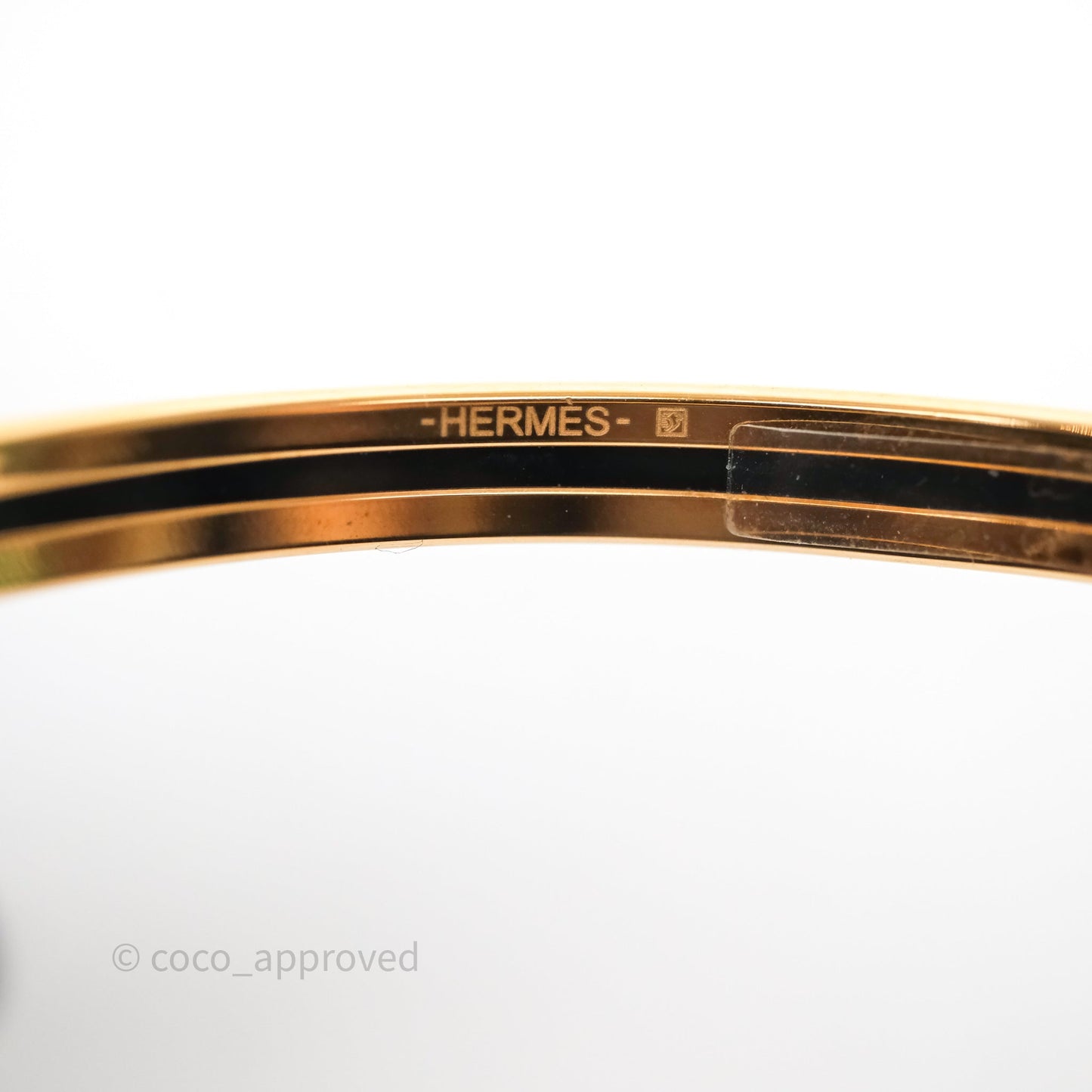 Hermès OP'H Bangle White/ Multicolor Rose Gold Hardware