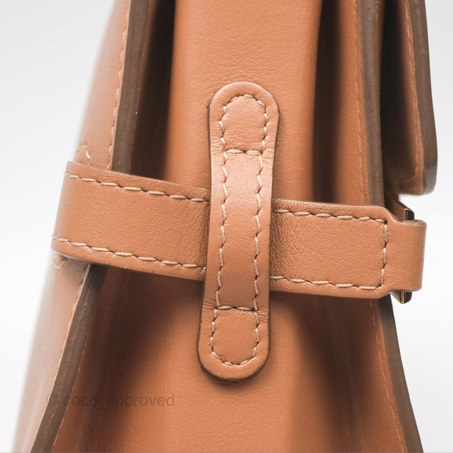 Delvaux Tempête Mini Beige Supple Calfskin Gold Hardware