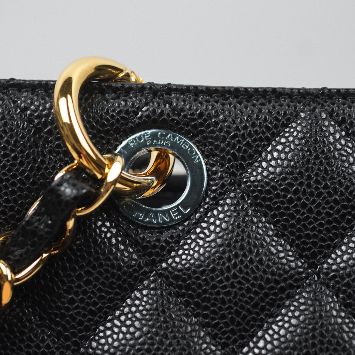 Chanel GST Black Caviar Gold Hardware