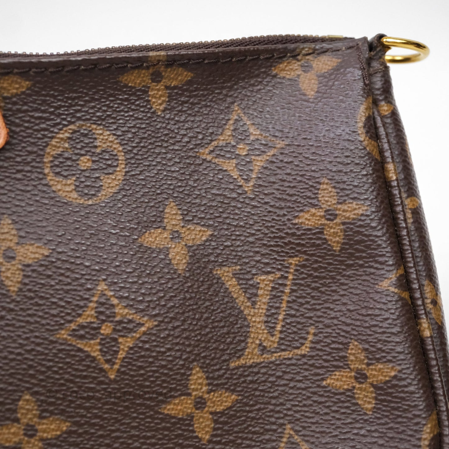 Louis Vuitton Multi Pochette Accessories Khaki Monogram Canvas