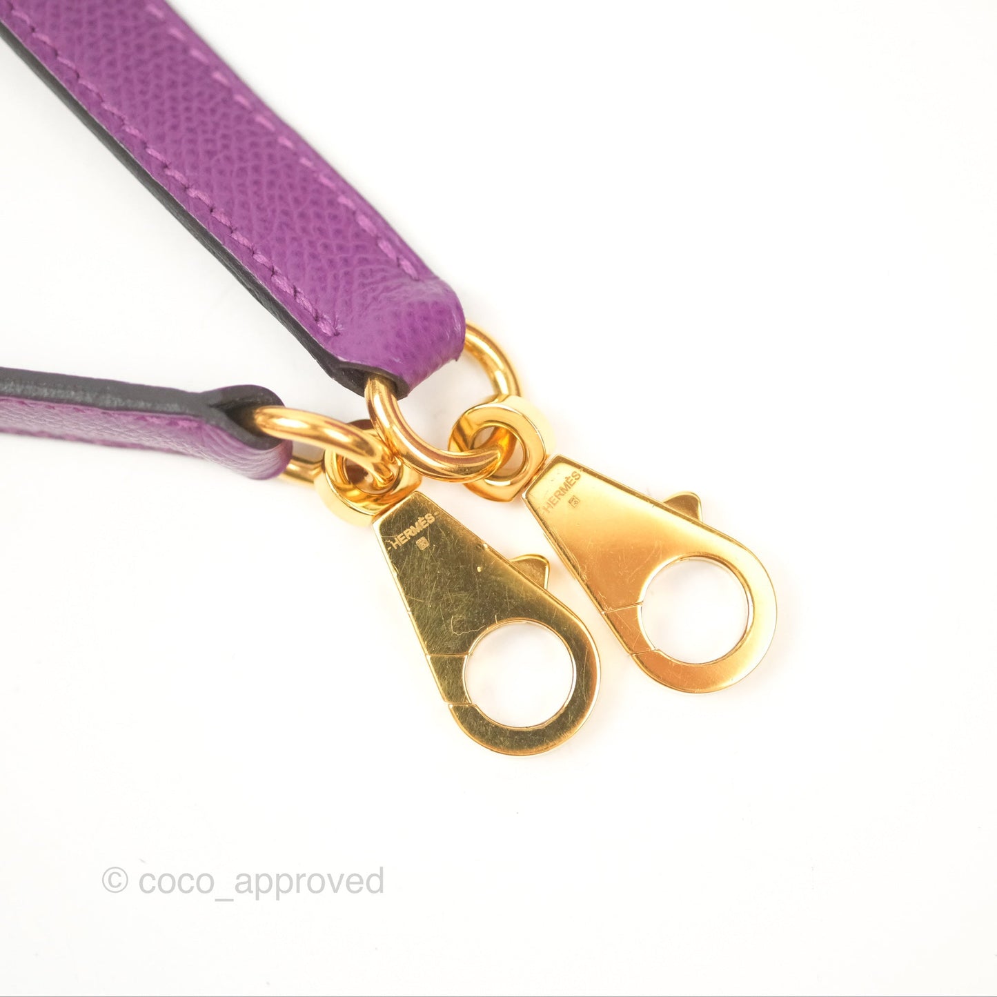 Hermès Bolide 1923 31 Purple Epsom Palladium Hardware