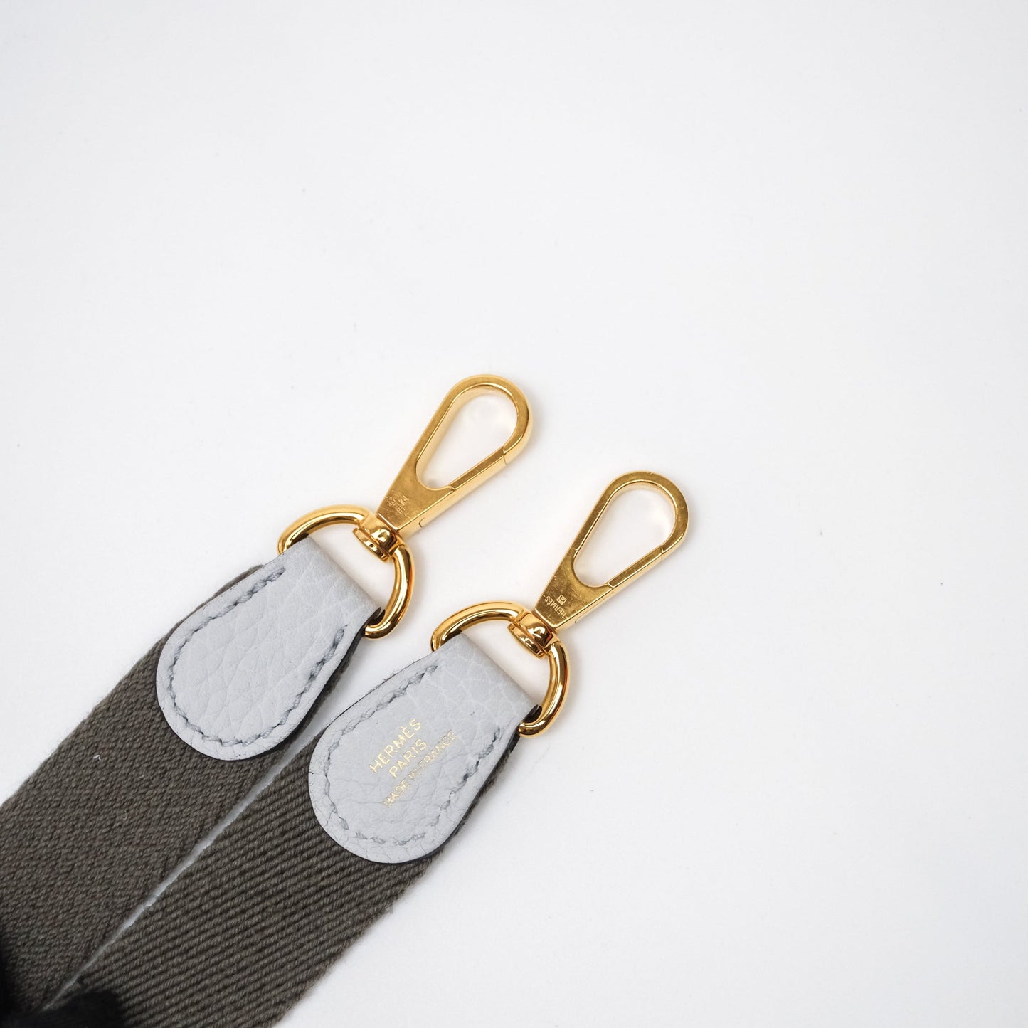 Hermès Mini Evelyne 16  Bleu Pale 08 Clemence Gold Hardware