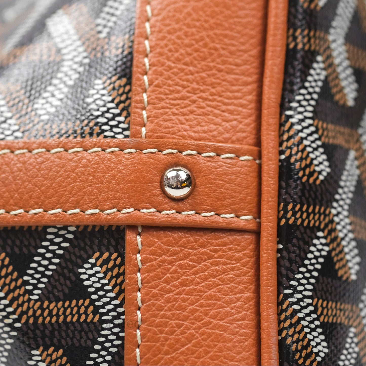 Goyard Petit Flot Bucket Bag Black & Tan Goyardine