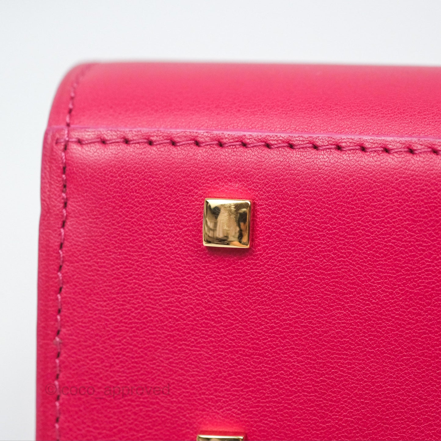 Delvaux Tempête Mini in Silky Calf Framboise