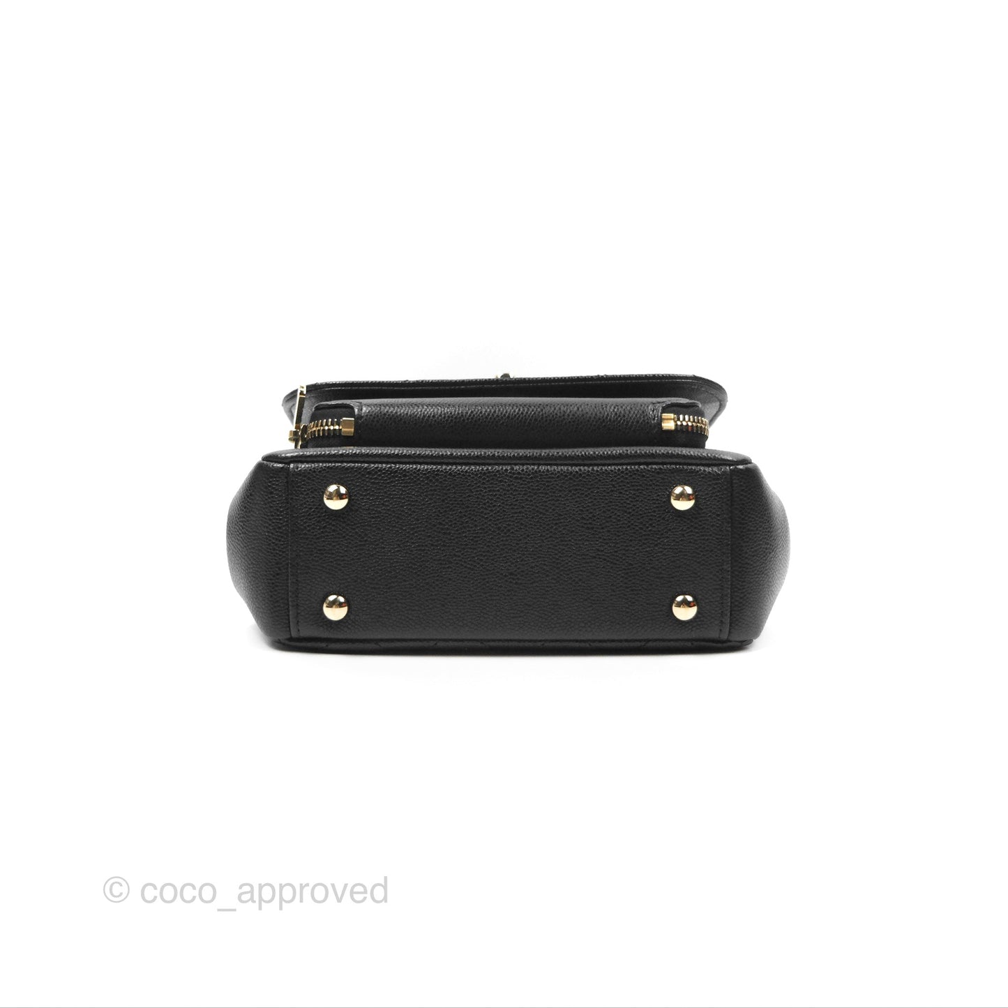 Chanel Quilted Small Business Affinity Flap Black Caviar Gold Hardware