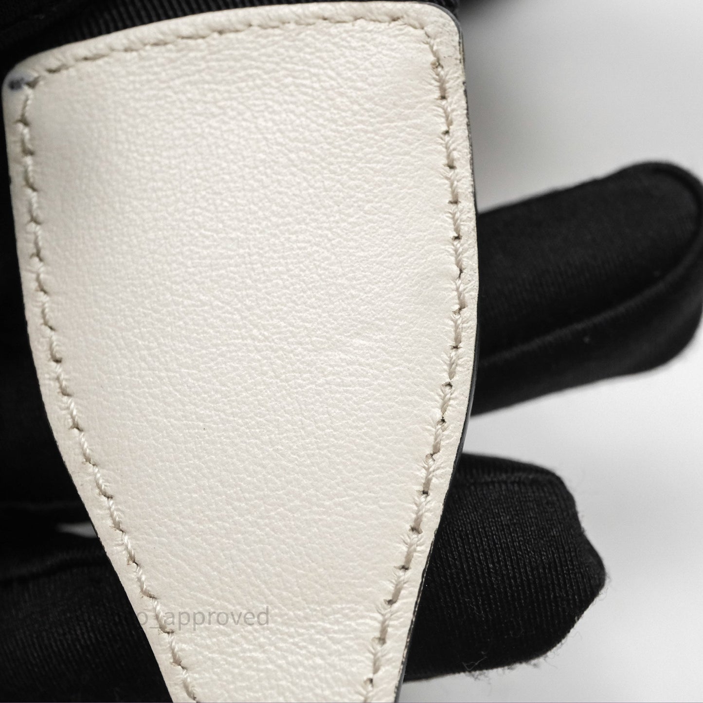 Prada Spugna Triangle White Bag