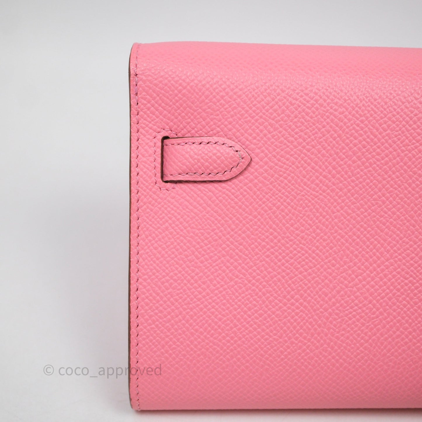 Hermès Kelly To Go Wallet Rose Confetti Epsom Palladium Hardware
