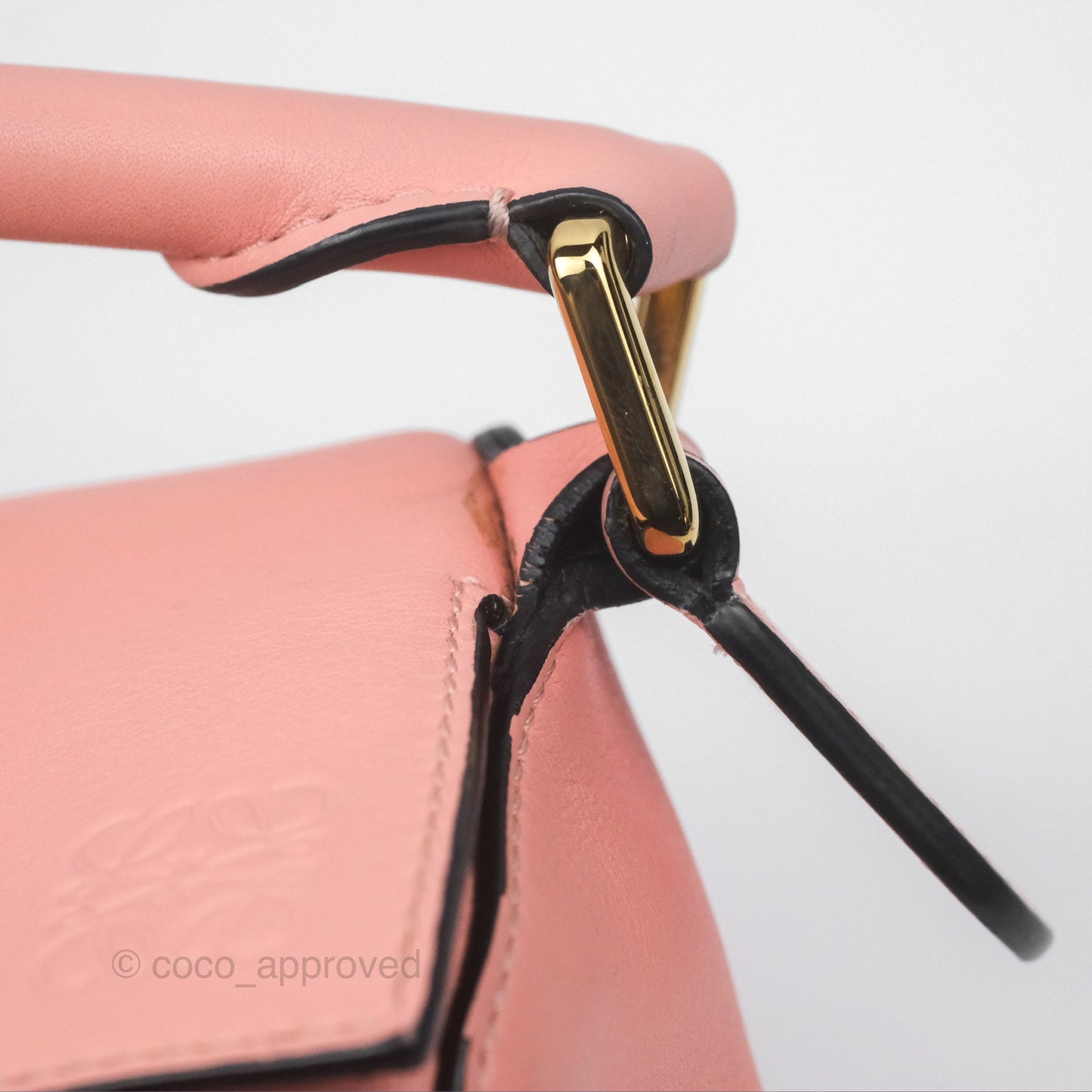 Loewe Small Puzzle Bag Pink Calfskin