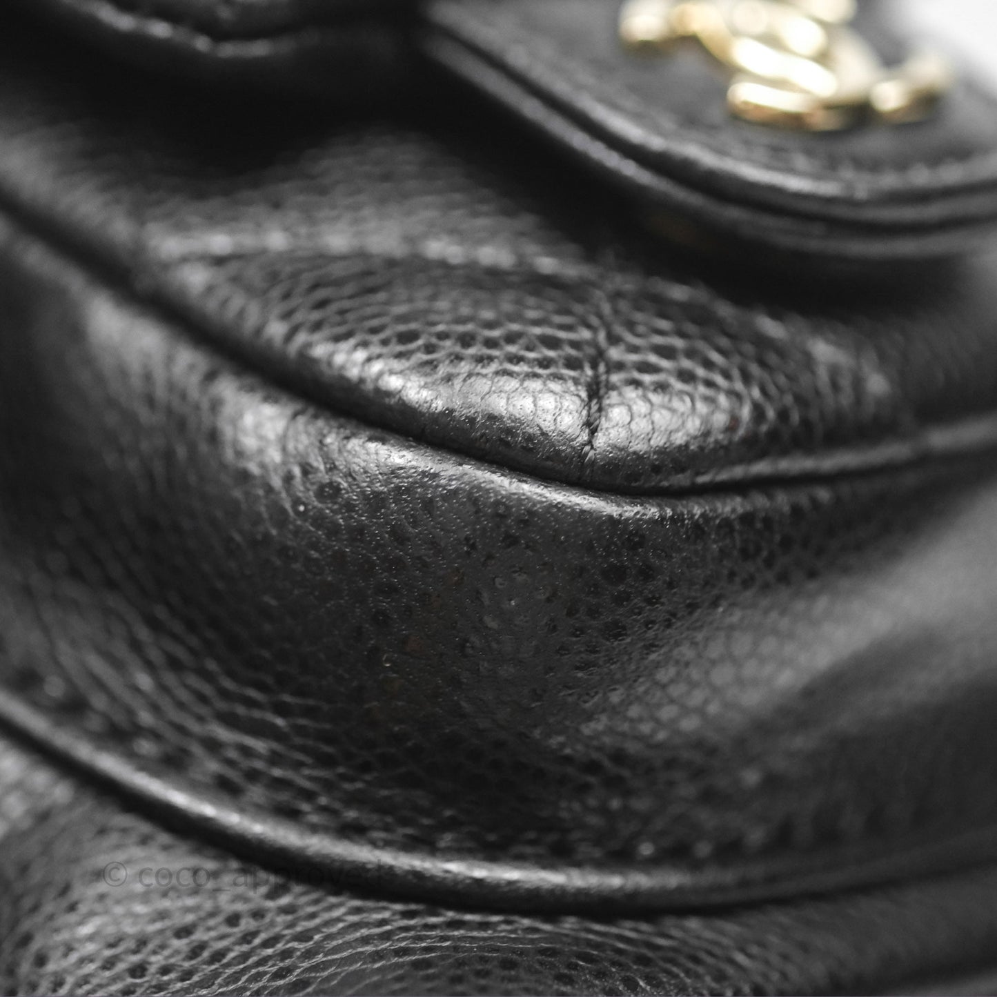 Chanel Small Duma Backpack Caviar Black Gold Hardware