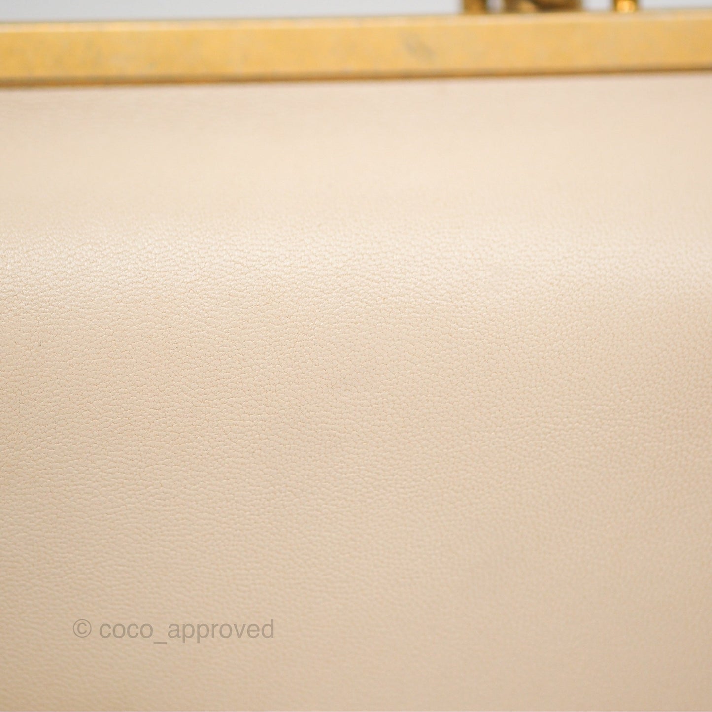 Chanel Small Quilted Coco Luxe Flap Bag Light Beige Calfskin Aged Gold Hardware