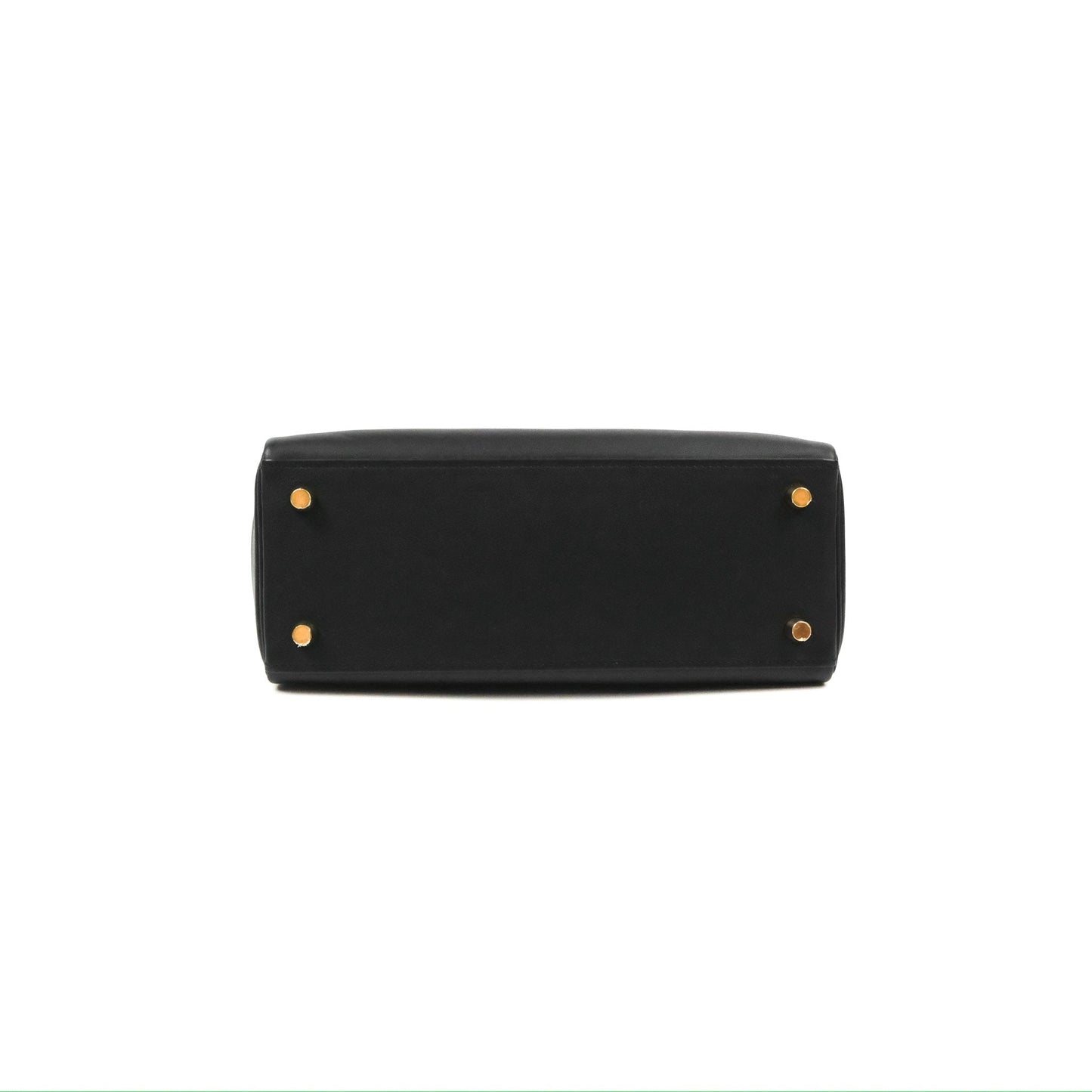 Hermès Retourne Kelly 25 Black Swift Gold Hardware