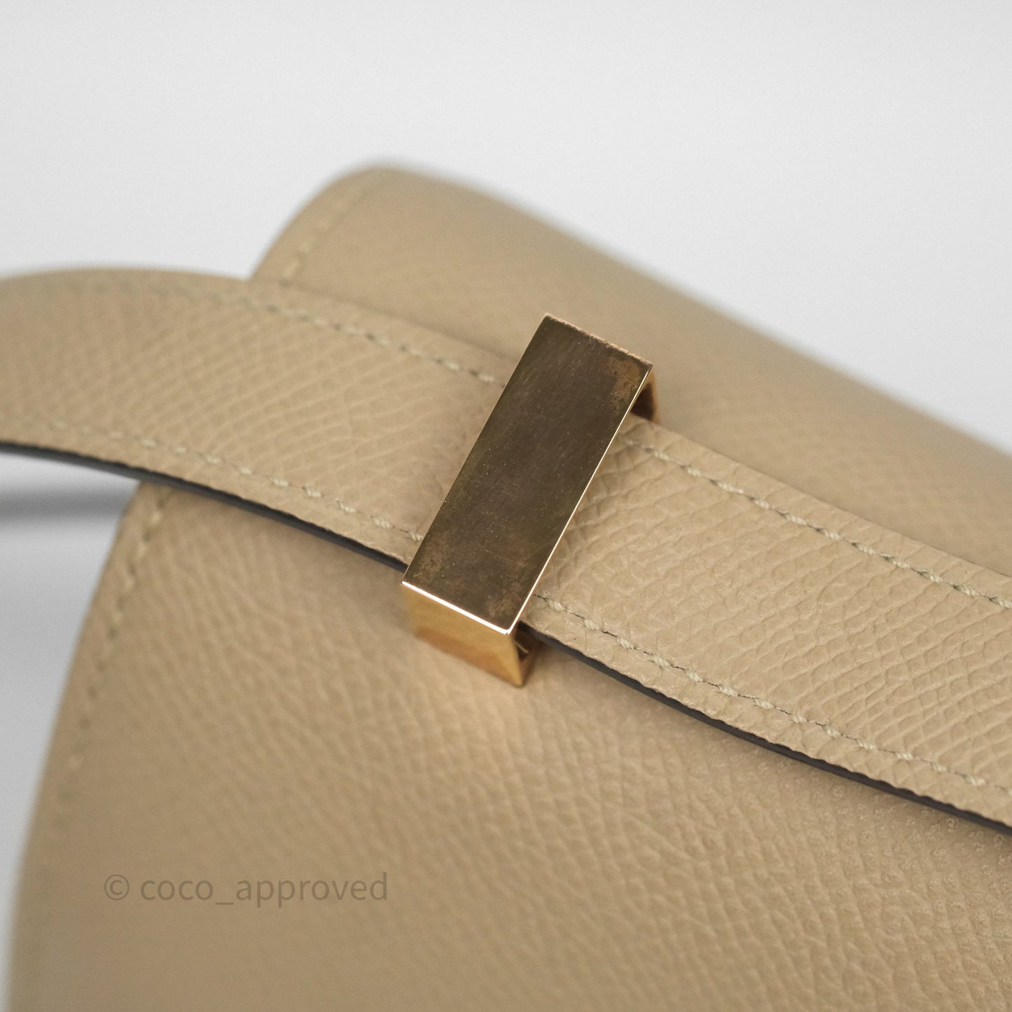 Hermès Constance 24 Trench S2/ Naturel 27 Epsom Gold Hardware