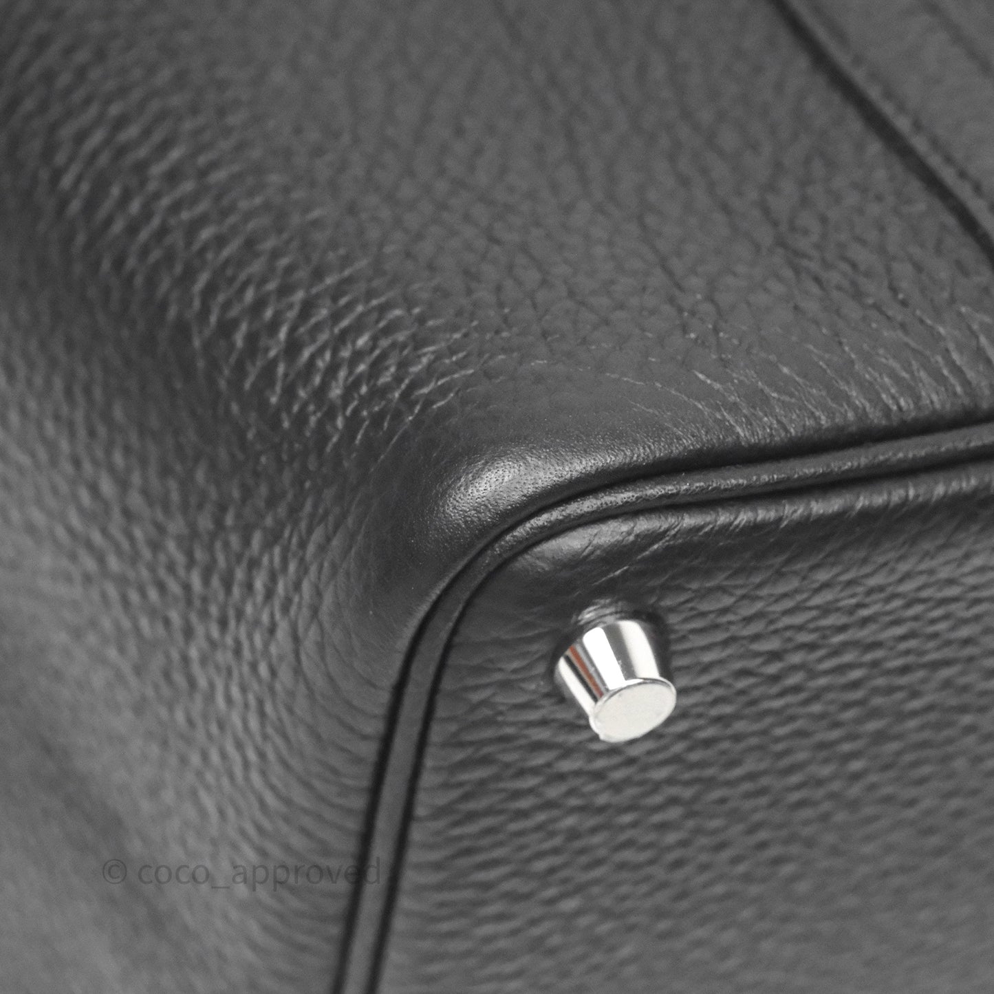 Hermès Picotin 18 Black Noir 89 Clemence Palladium Hardware