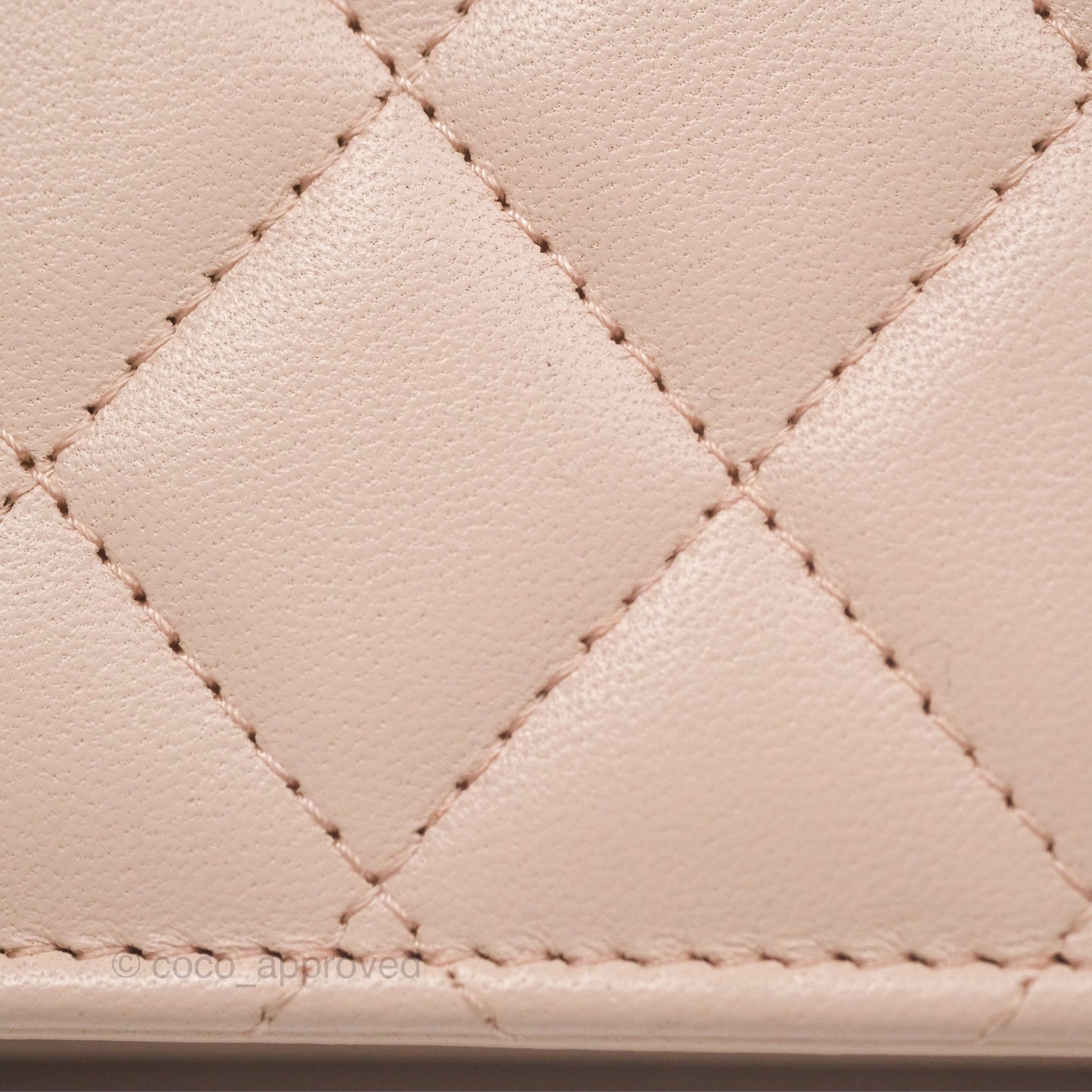 Chanel Trendy CC WOC Quilted Light Pink Lambskin Gold Hardware