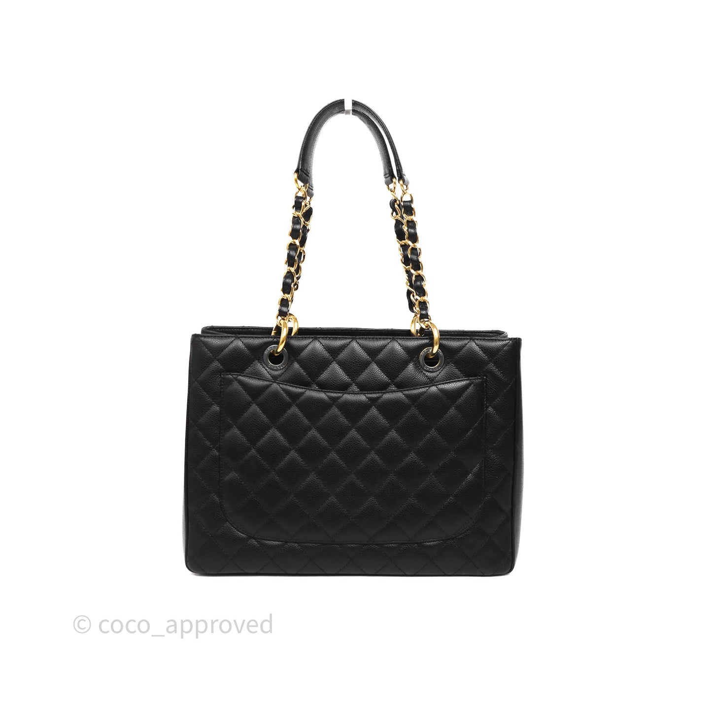 Chanel GST Black Caviar Gold Hardware